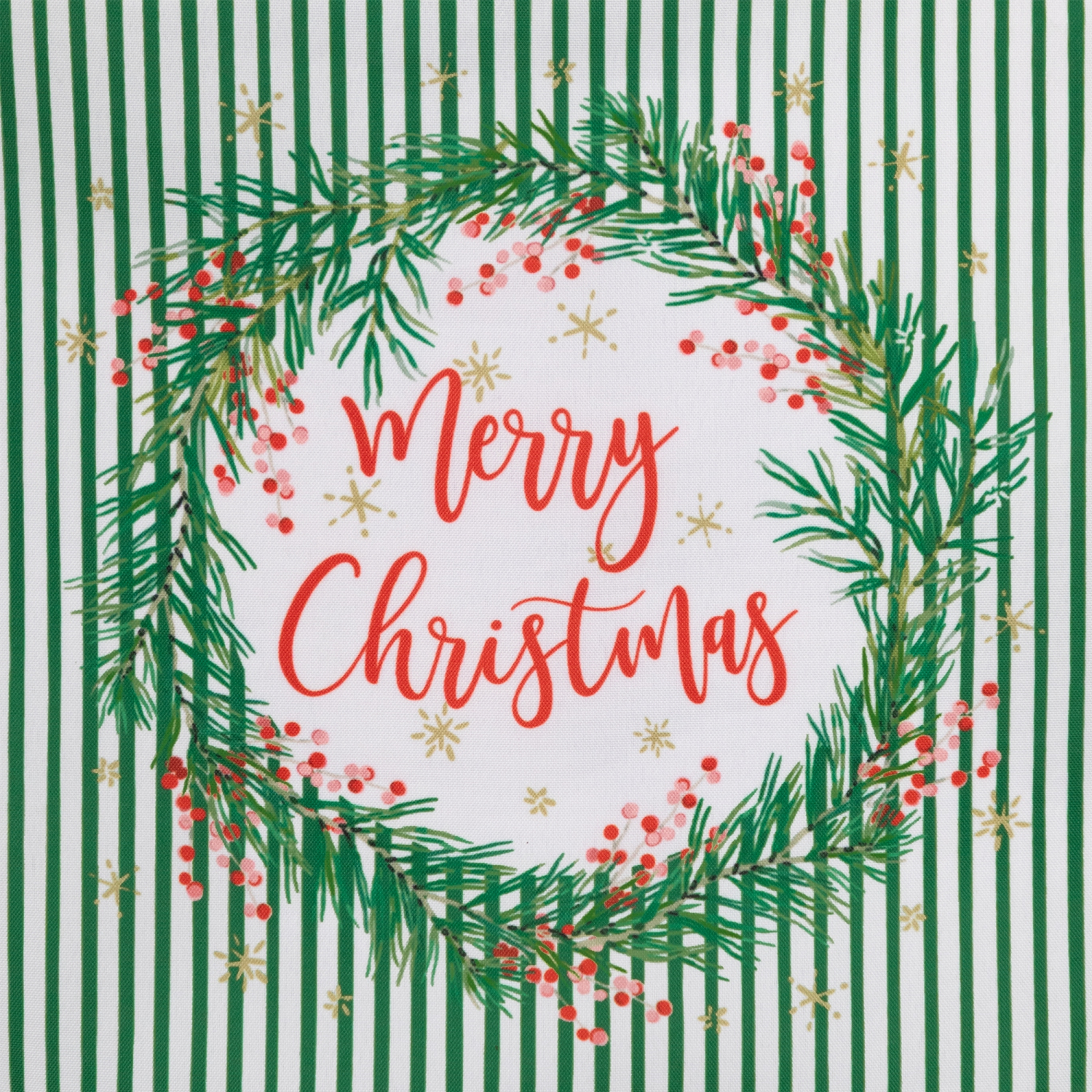 Striped Merry Christmas Rectangular Table Runner - 90"