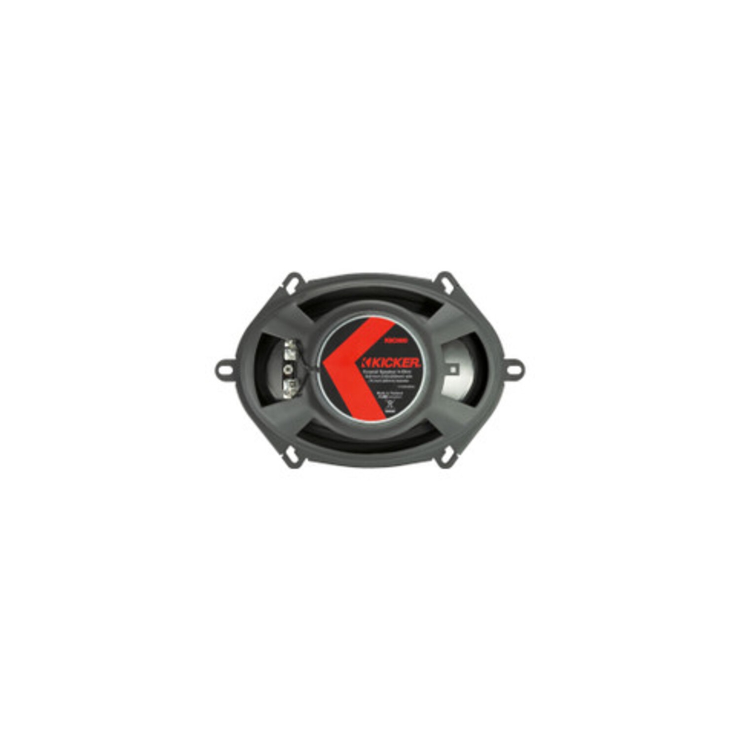 Kicker – Haut-parleurs d'auto à 2 voies RMS 75 W 6 x 8 po série KS, 51KSC6804