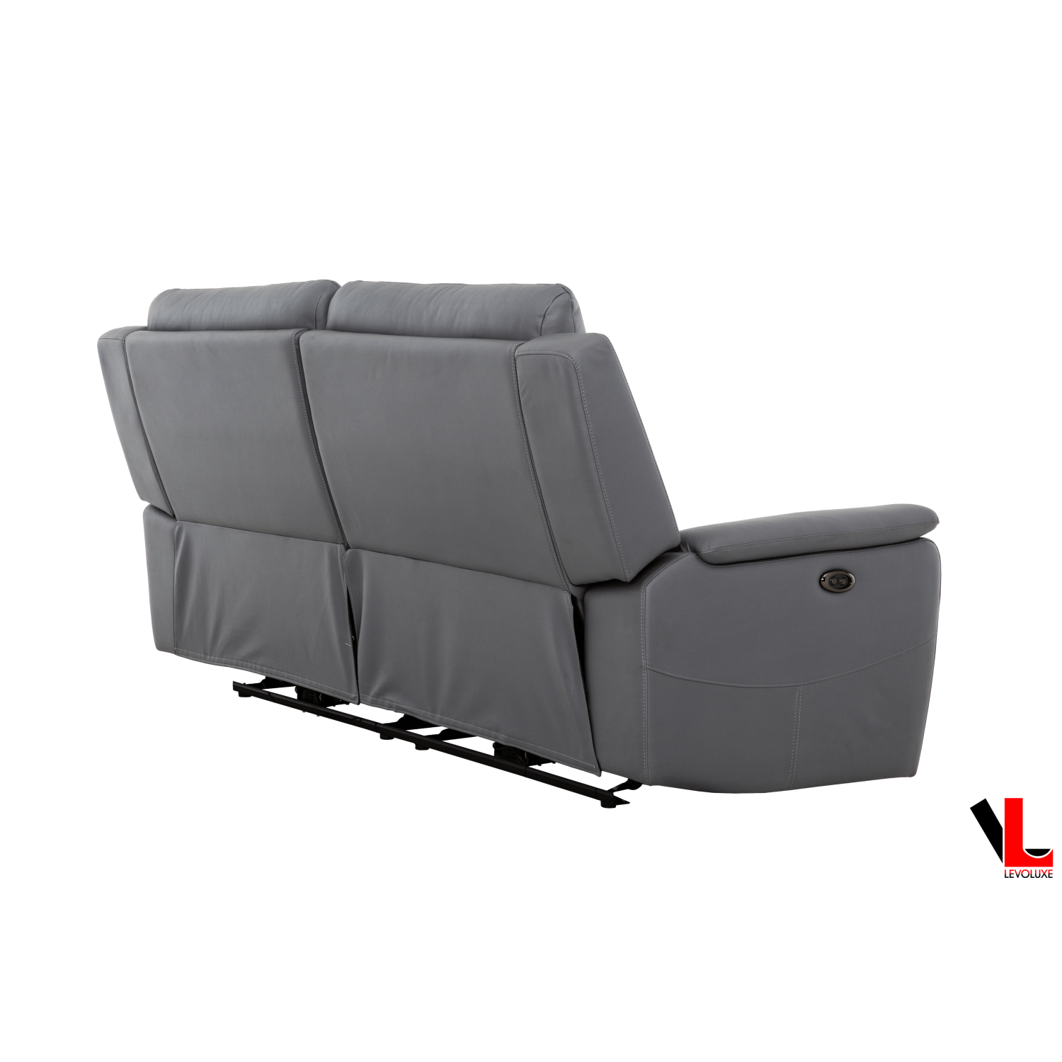 Canapé inclinable électrique de 81&nbsp;po à 2 places Avante de Levoluxe en acier Jaxxon