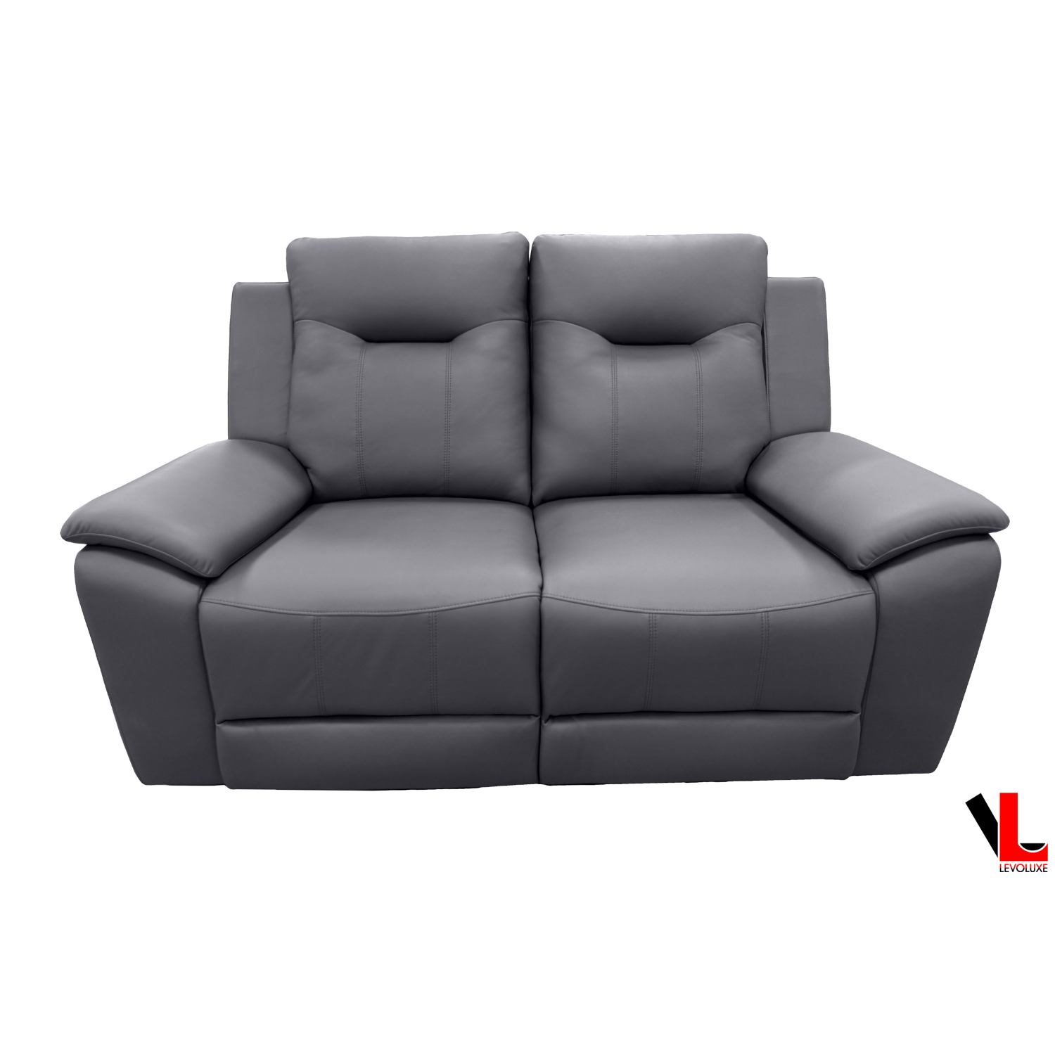 Causeuse inclinable électrique à 2 places Avante de 66 po en acier Jaxxon de Levoluxe