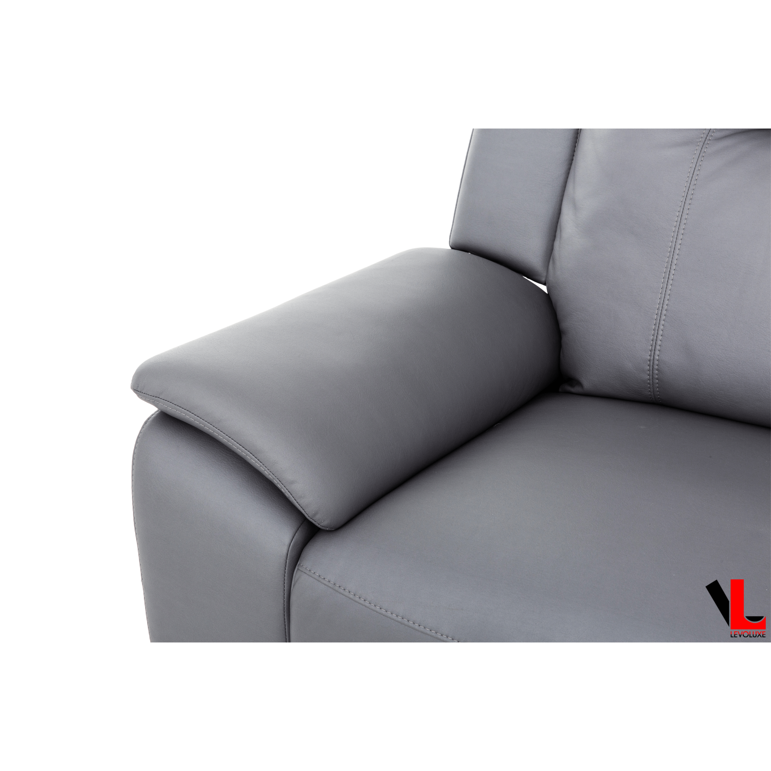 Causeuse inclinable électrique à 2 places Avante de 66 po en acier Jaxxon de Levoluxe