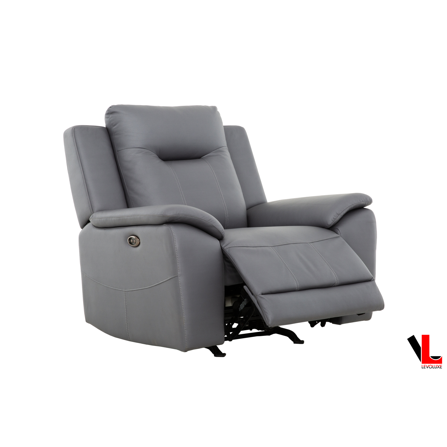 Fauteuil berçant inclinable électrique Avante de 41&nbsp;po en acier Jaxxon de Levoluxe