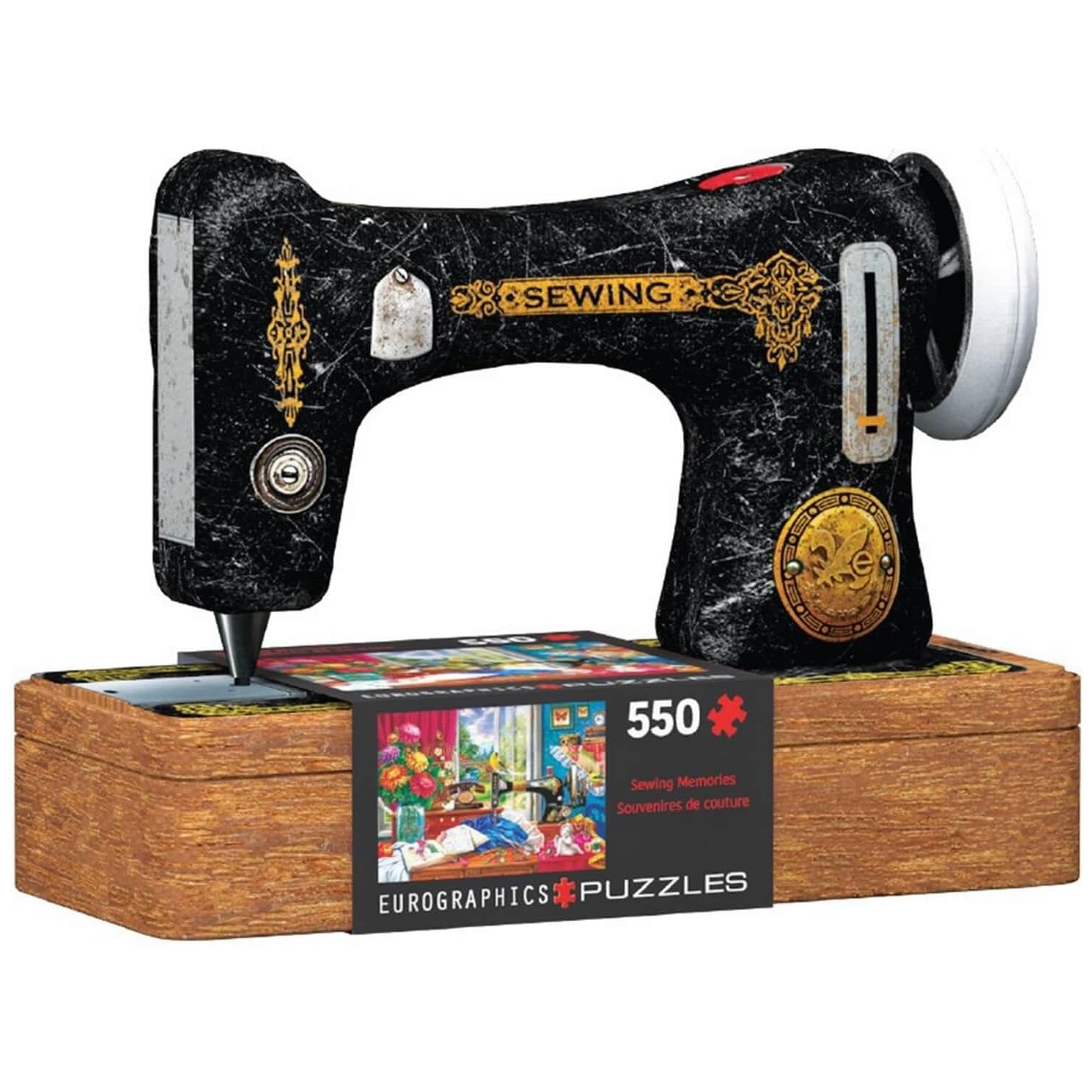 Boîte métallique de machine à coudre 500 pièces