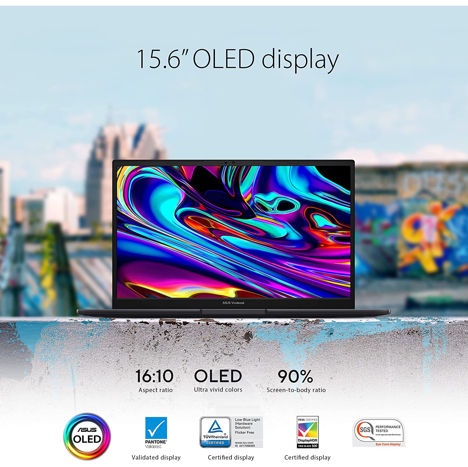 ASUS Vivobook S 15 Laptop, Intel 14-Core i7-12700H, 15.6" FHD Display, Iris Xe Graphics, 24GB DDR4 2TB SSD, Backlit Keyboard, Fingerprint, TB4, WiFi