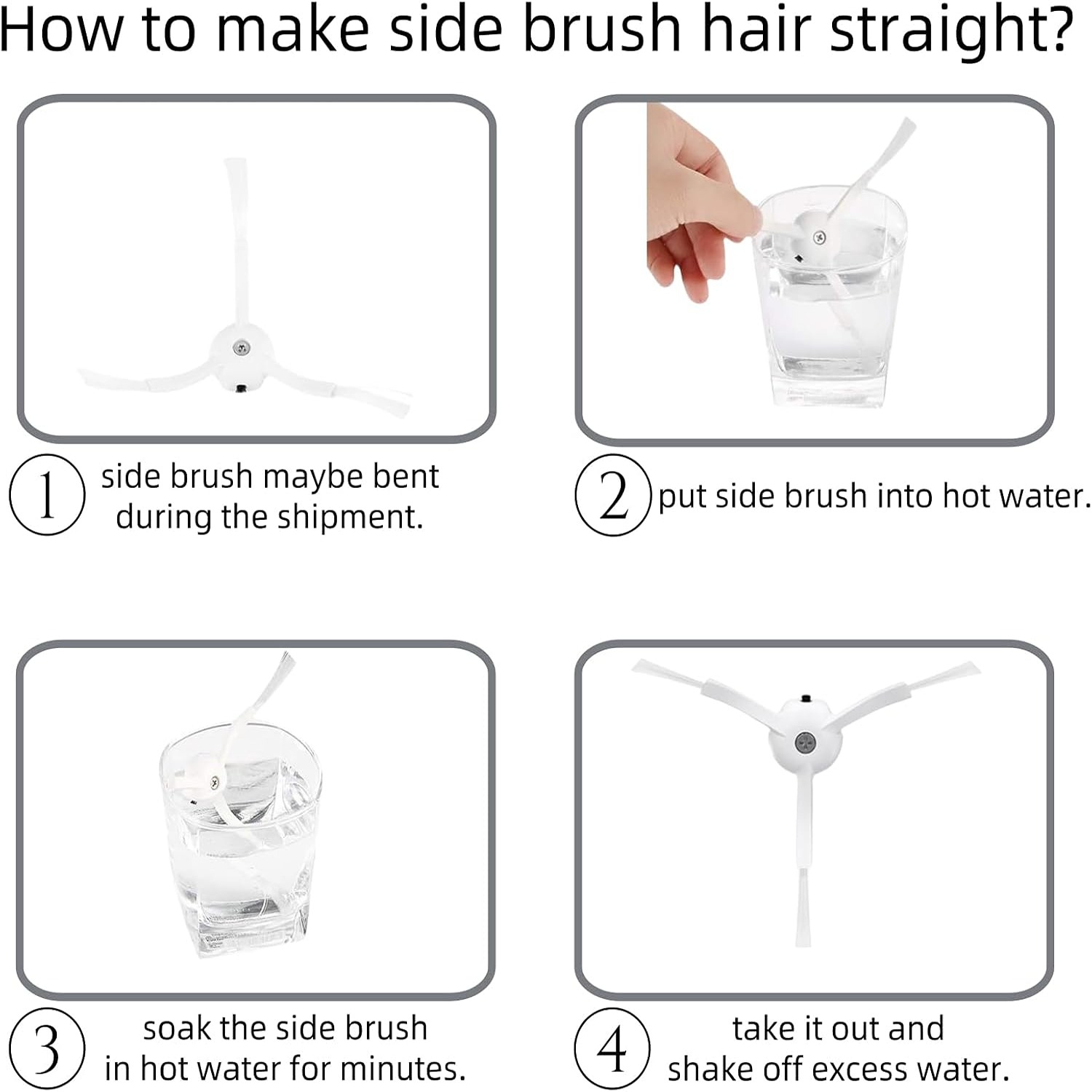 sonecesiya Replacement Accessories Kit for Xiaomi Robot Vacuum Mop