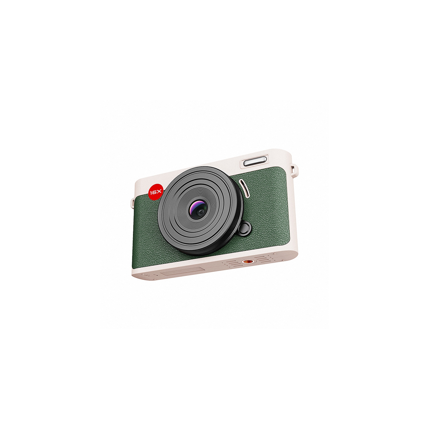 Hot-selling dual-camera touch screen DX8ccd digital camera student outdoor retro HD photo camera touch screen, wide angle, HD camera - green + 32G