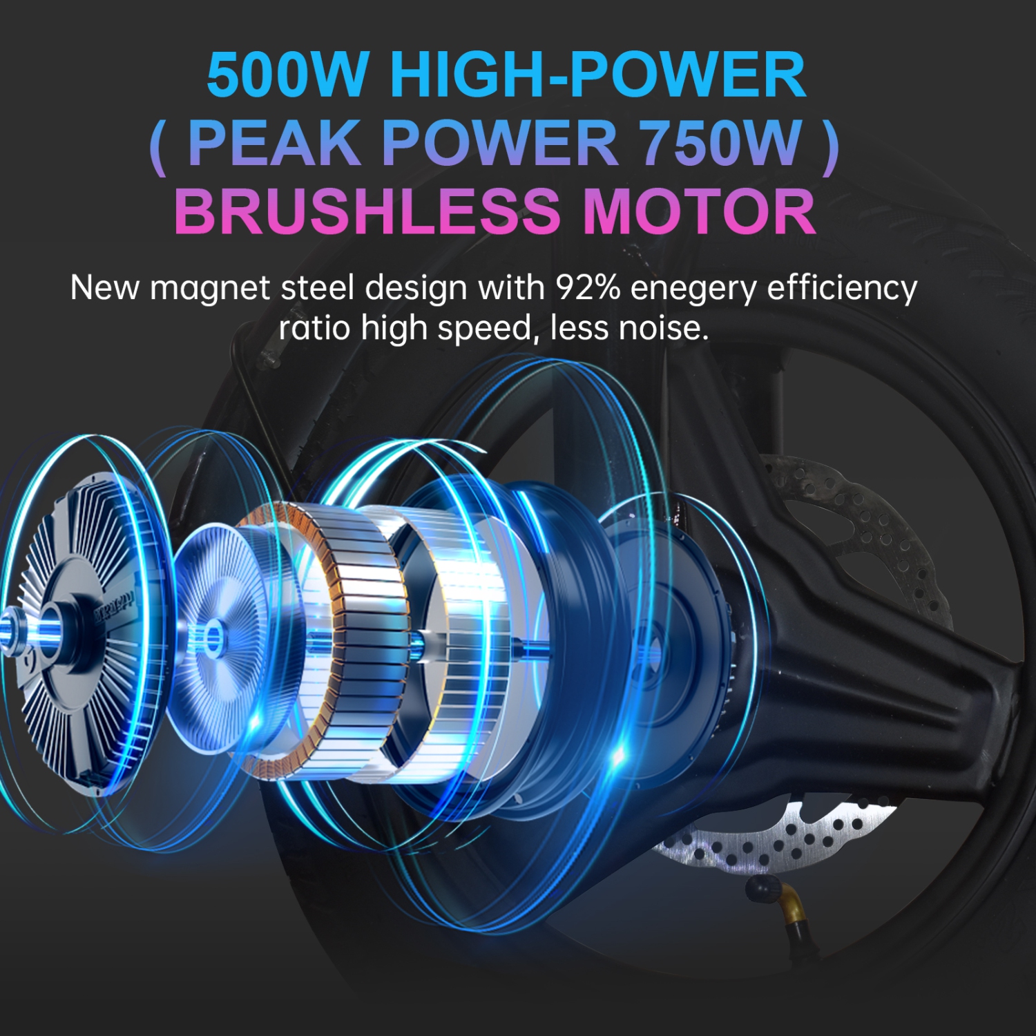 ZACHVO Foldable Electric Bicycle, 500W Peak Motor 45 Miles 80KM MAX Range, Upgraded E-bike with Front Basket, Phone Holder and Digital Display - Pink