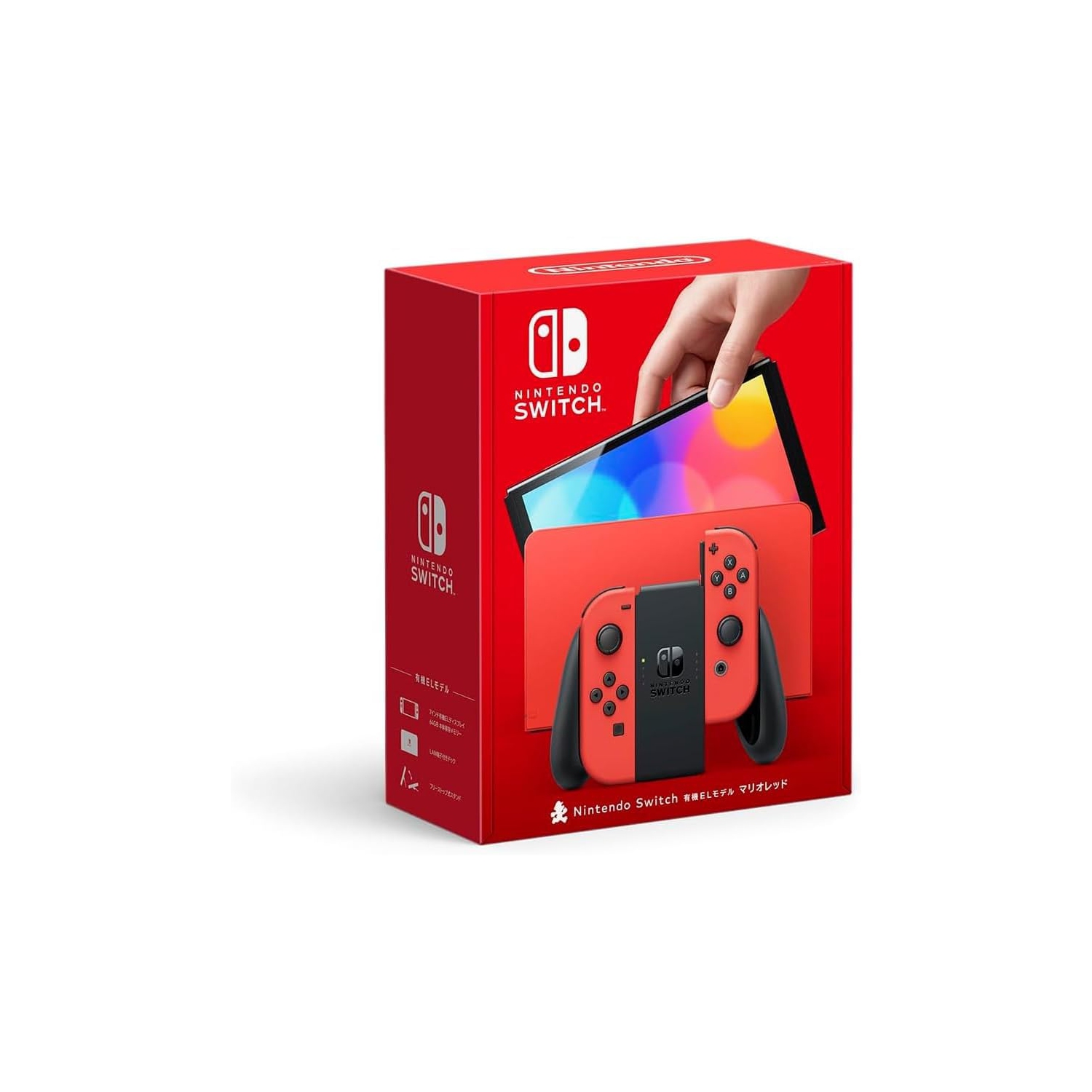 Refurbished (Excellent) - Nintendo Switch Console - OLED Model: Mario Red Limited Edition (Japanese Version, Same Power Specifications as North American Version)