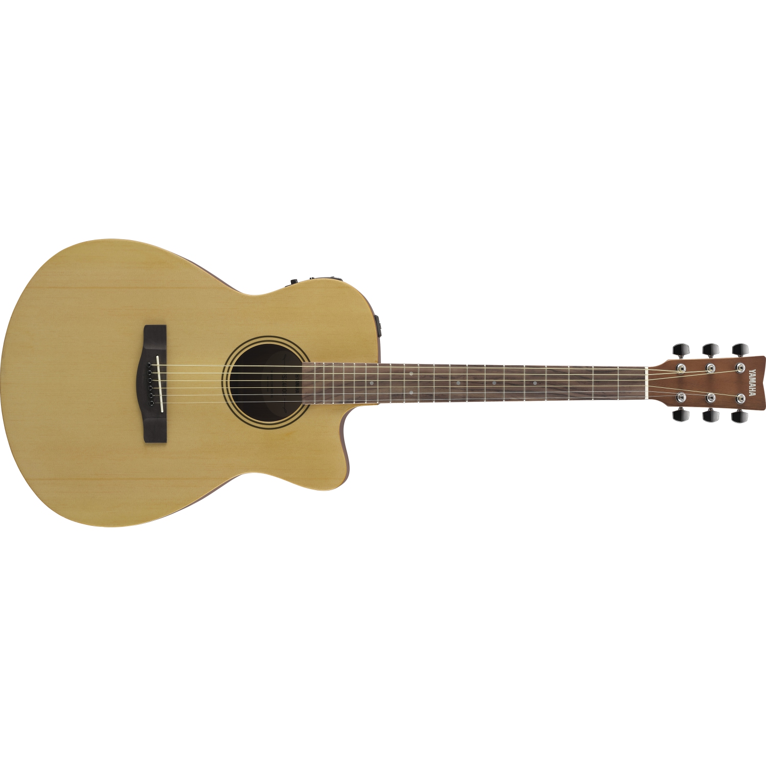 Guitare acoustique/électrique de concert à pan coupé FSX400C de Yamaha - Satin naturel