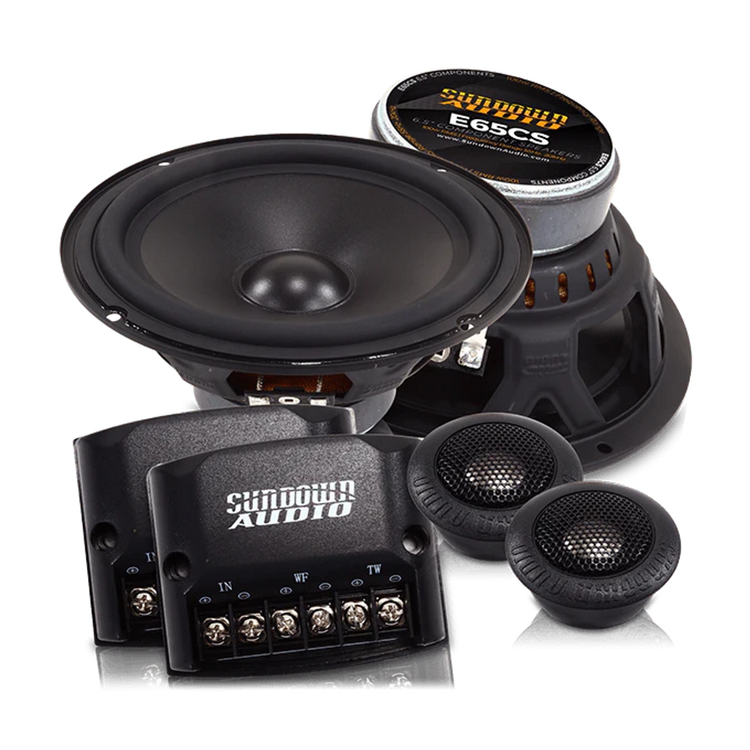 Sundown Audio E-6.5CS 6.5" 100W RMS Component Speakers