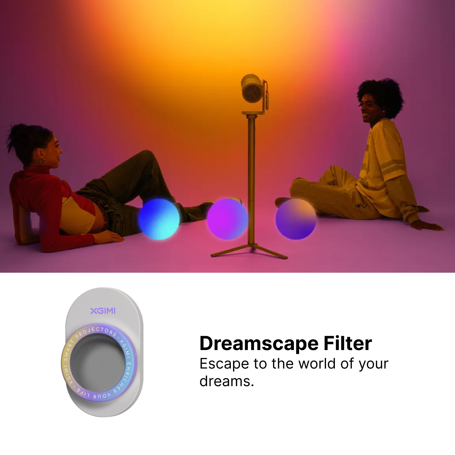 Filtre créatif magnétique de XGIMI - Accessoires de projecteur pour projecteur MoGo 4