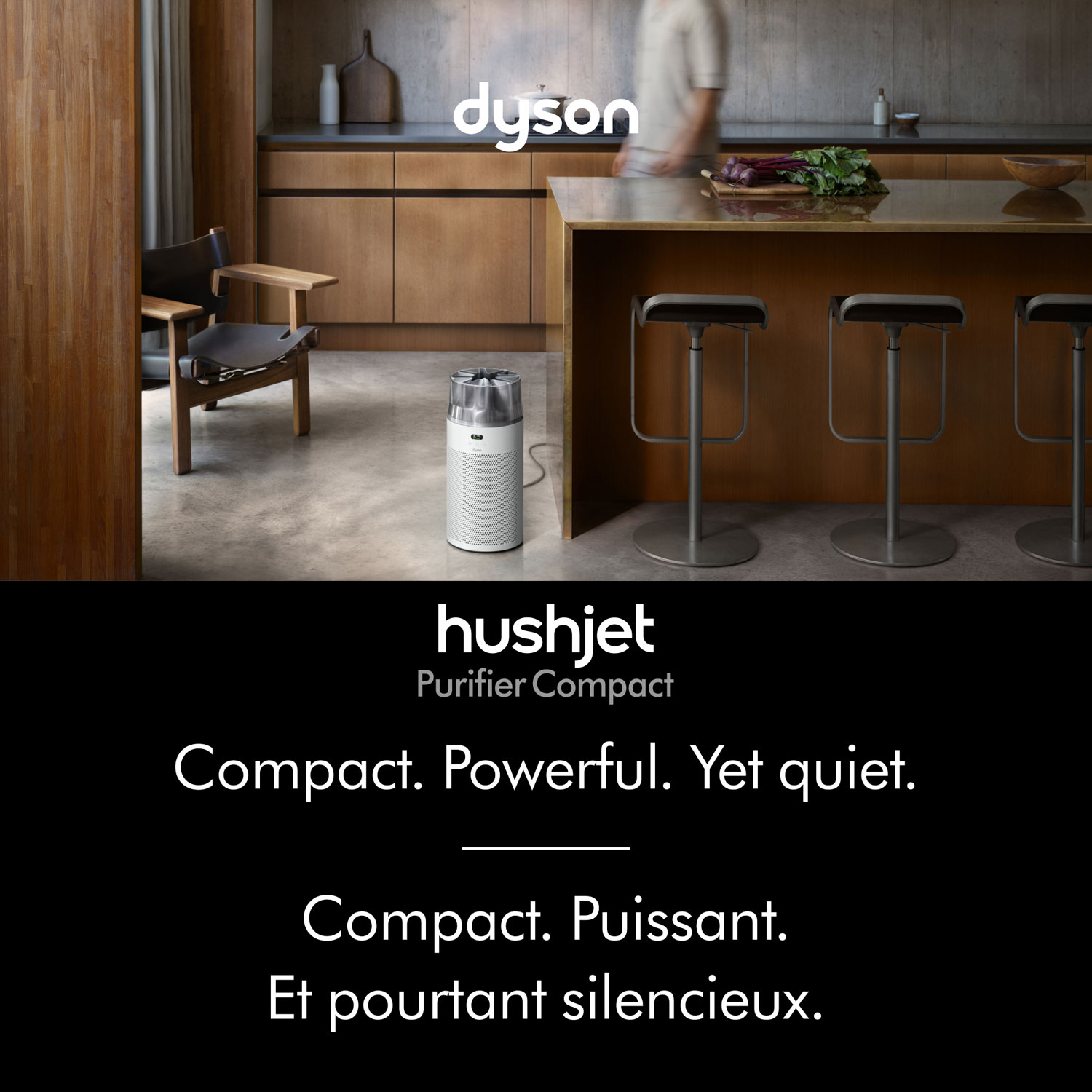 Dyson HushJet Air Purifier - White