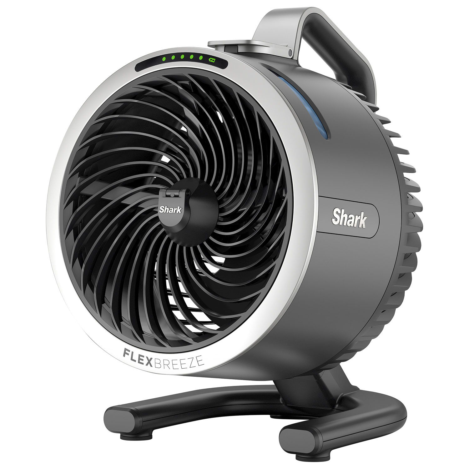 Ventilateur de table portatif à bruine FlexBreeze HydroGo de Shark - 9 po - Gris foncé