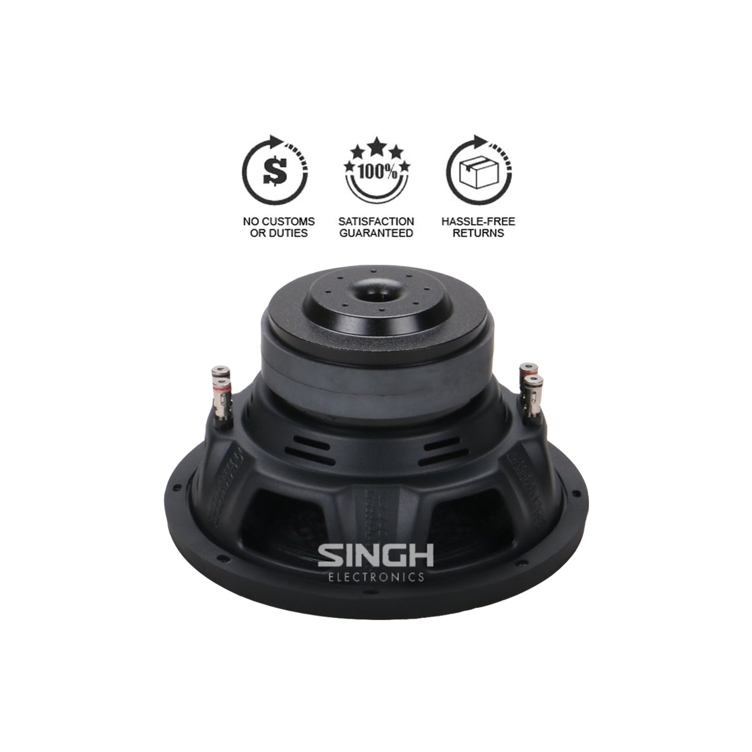 Haut-parleur d'extrêmes graves LCS-10 v2 D4 300 W RMS de Sundown Audio - 4 Ohm double