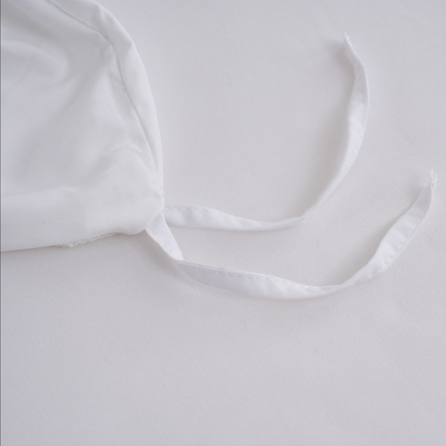 Ensemble de douillette Ocean Fine; Grand lit, contexture de 300 fils, douce, perméable à l'air et écologique Blanc