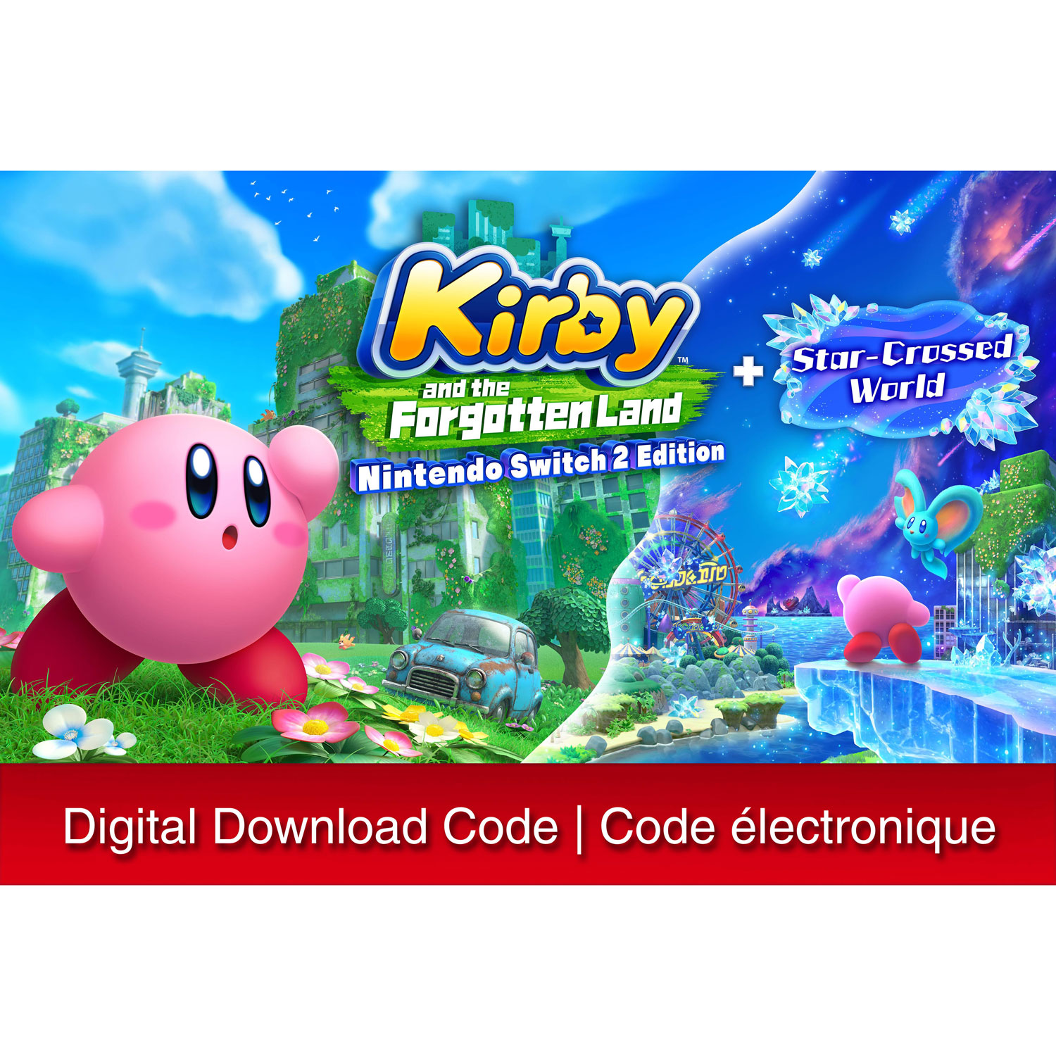 Kirby and the Forgotten Land Nintendo Switch 2 Edition + Star-Crossed World - Téléchargement numérique