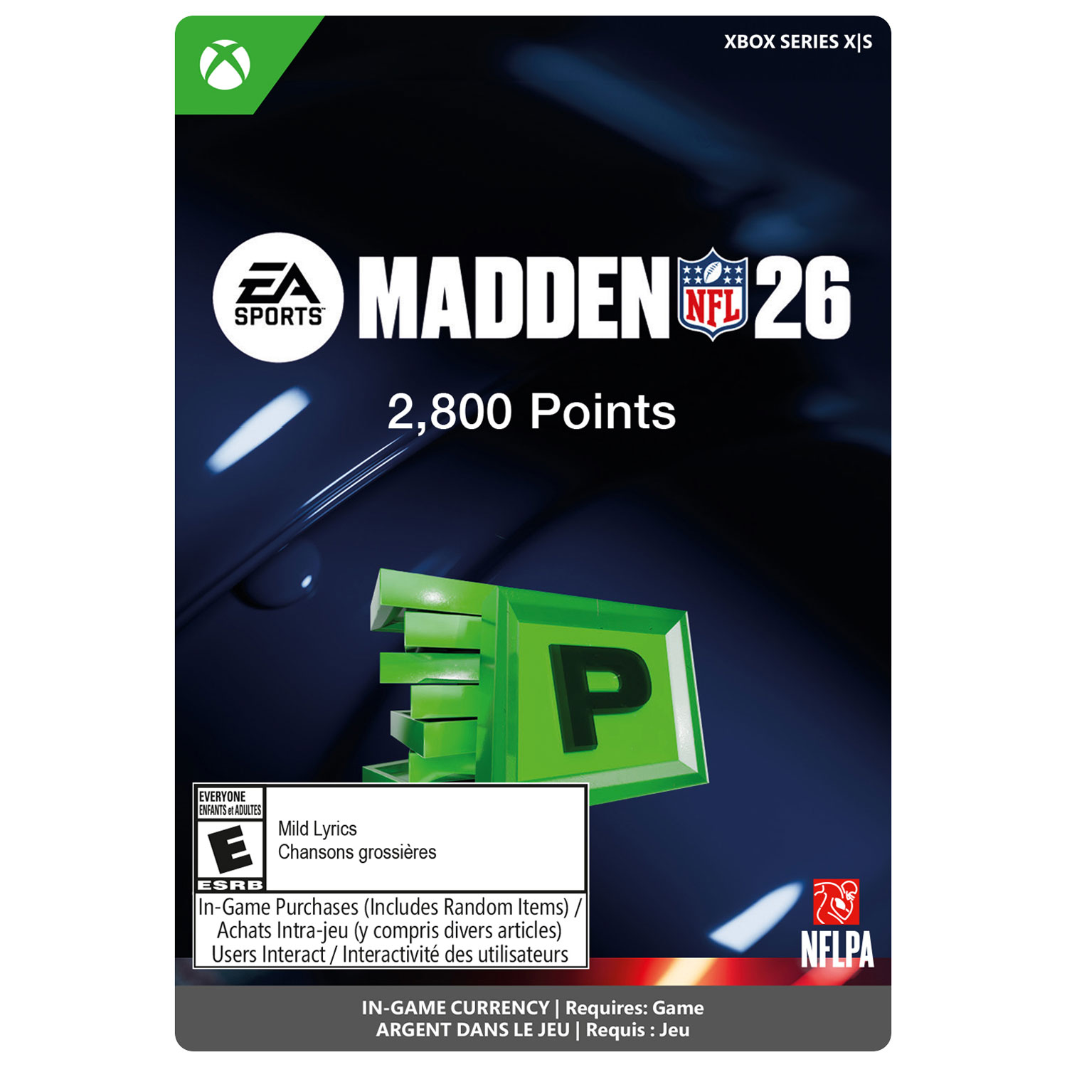 Madden NFL 26 : 2800 points - Téléchargement numérique