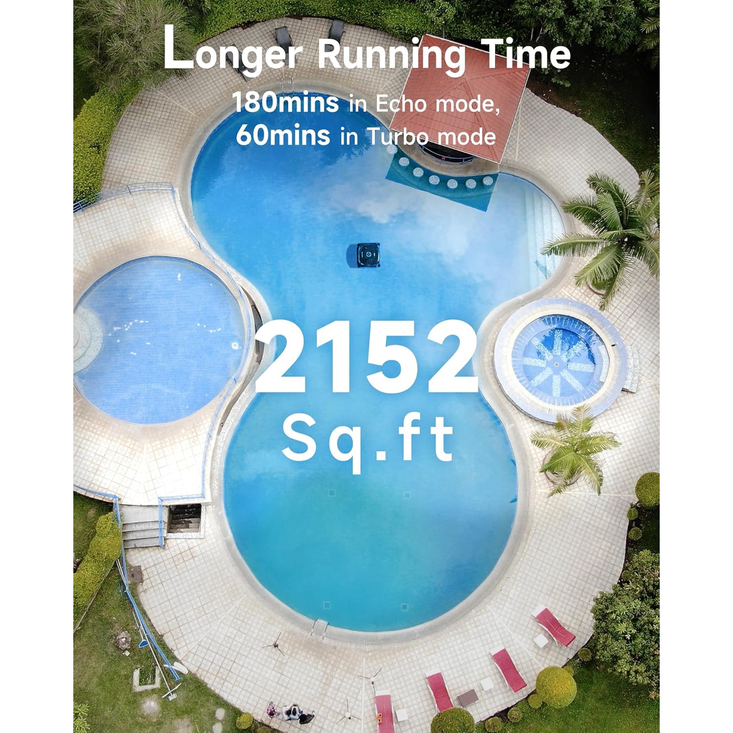 (2025 New) WYBOT C2 Inground Pool Vacuum Robot, Wall & Waterline Cleaning, Ultra-Fine Filtration, Cordless Robotic Pool Cleaner wtih Triple Motor