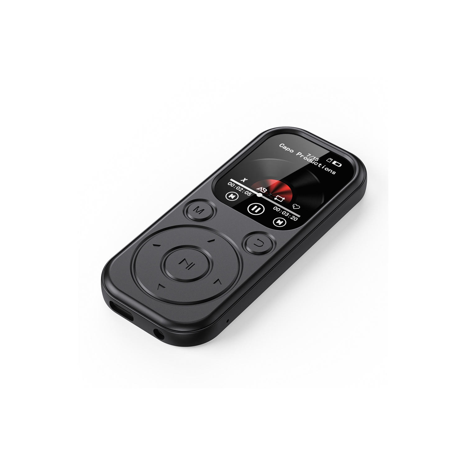 64GB MP3 Player with Bluetooth 5.4,Portable Music Player with Built in Speaker,HiFi Sound,FM Radio,Recorder,E-Book,MP3 Player with 3.5mm Headphone