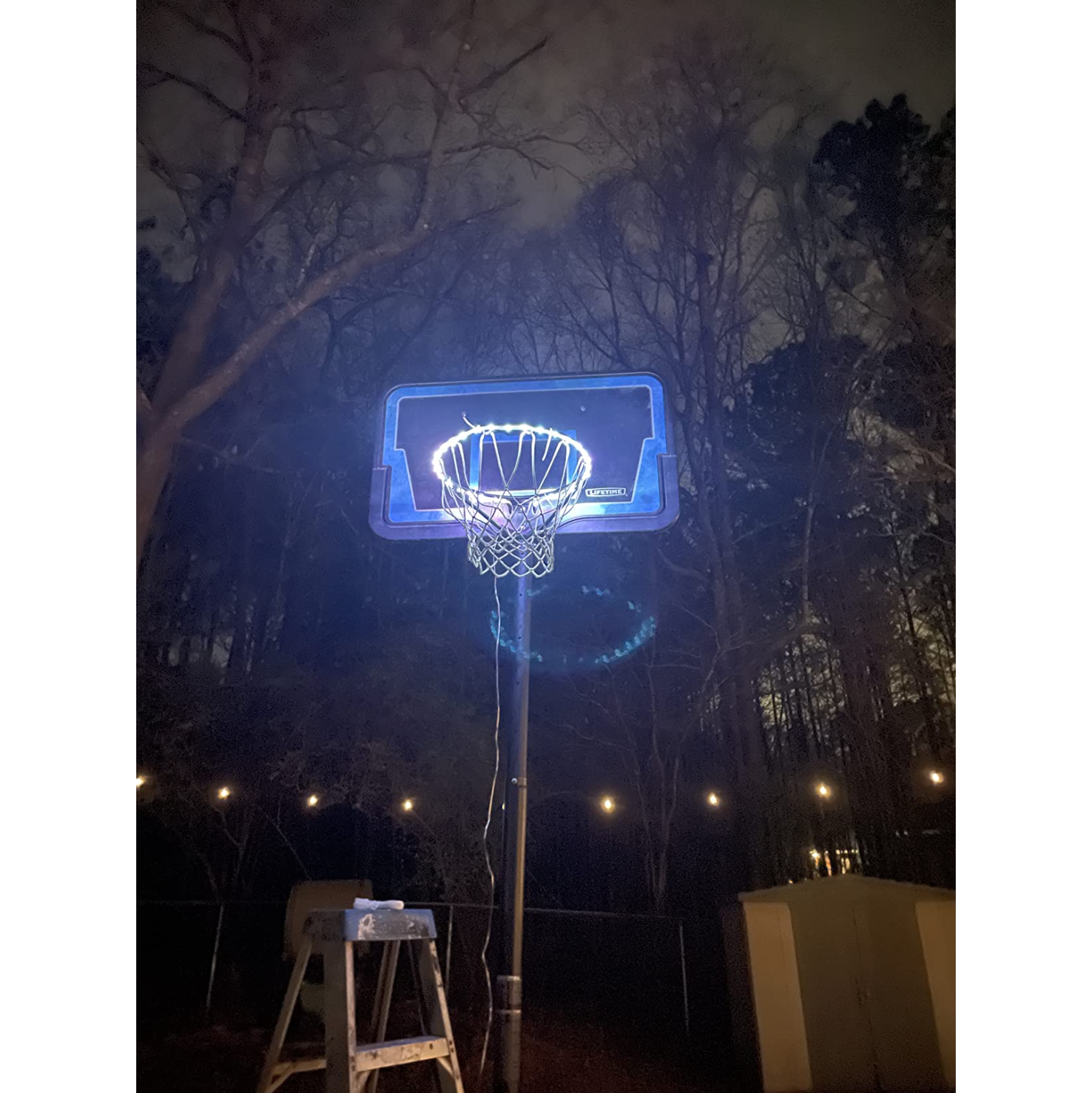 Basketball Stand Lights, LED Basketball Frame Light String, Waterproof and Super Bright, Suitable for Outdoor Night Play, Great Gift for Kids