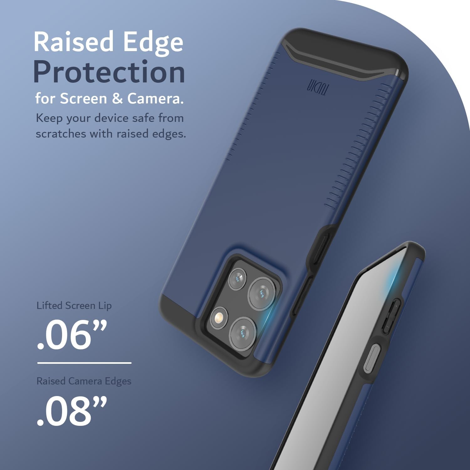 TUDIA Merge for Moto G 5G 2025 Case/Moto G Play 5G 2025 Case - Indigo Blue