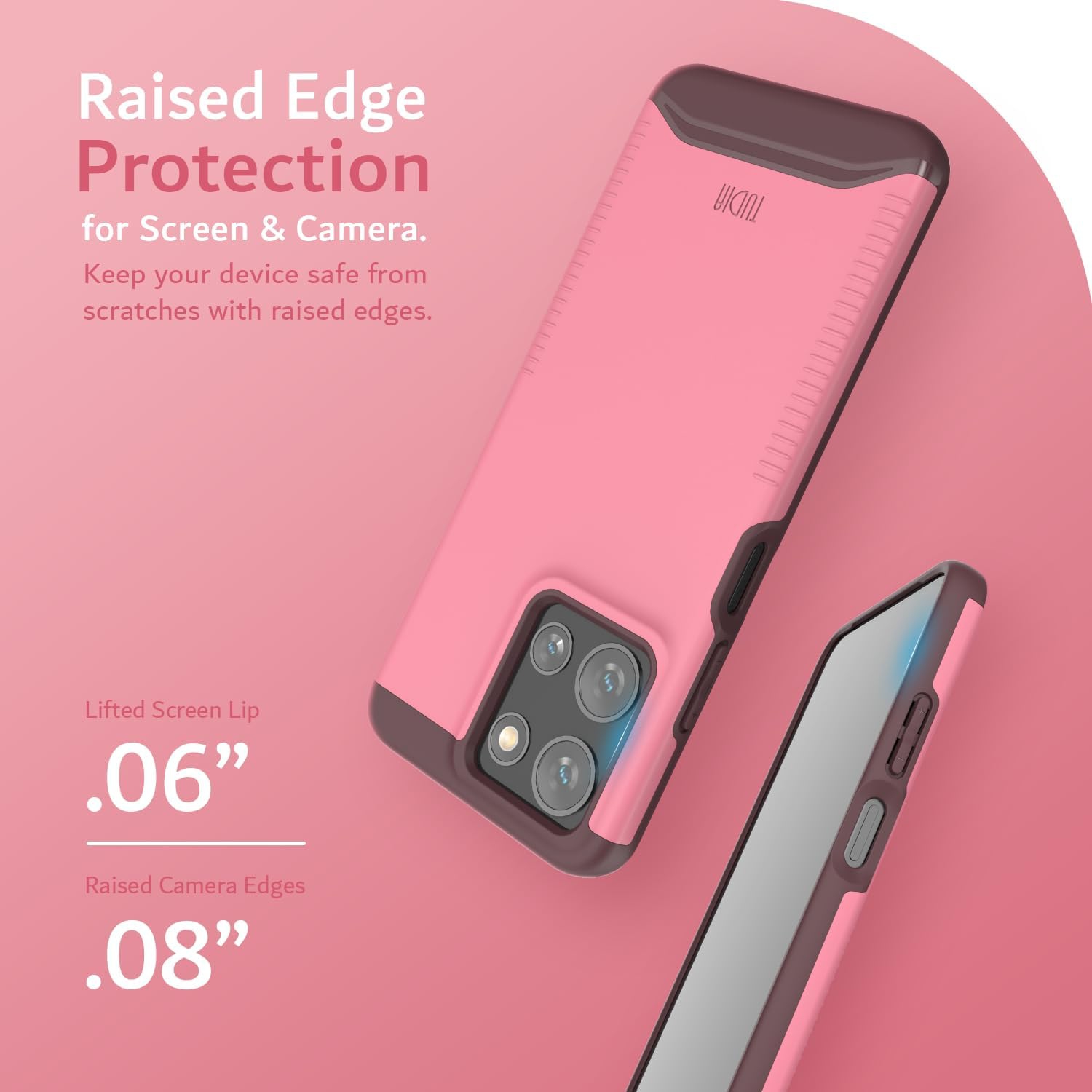 TUDIA Merge for Moto G 5G 2025 Case/Moto G Play 5G 2025 Case - Smokey Pink