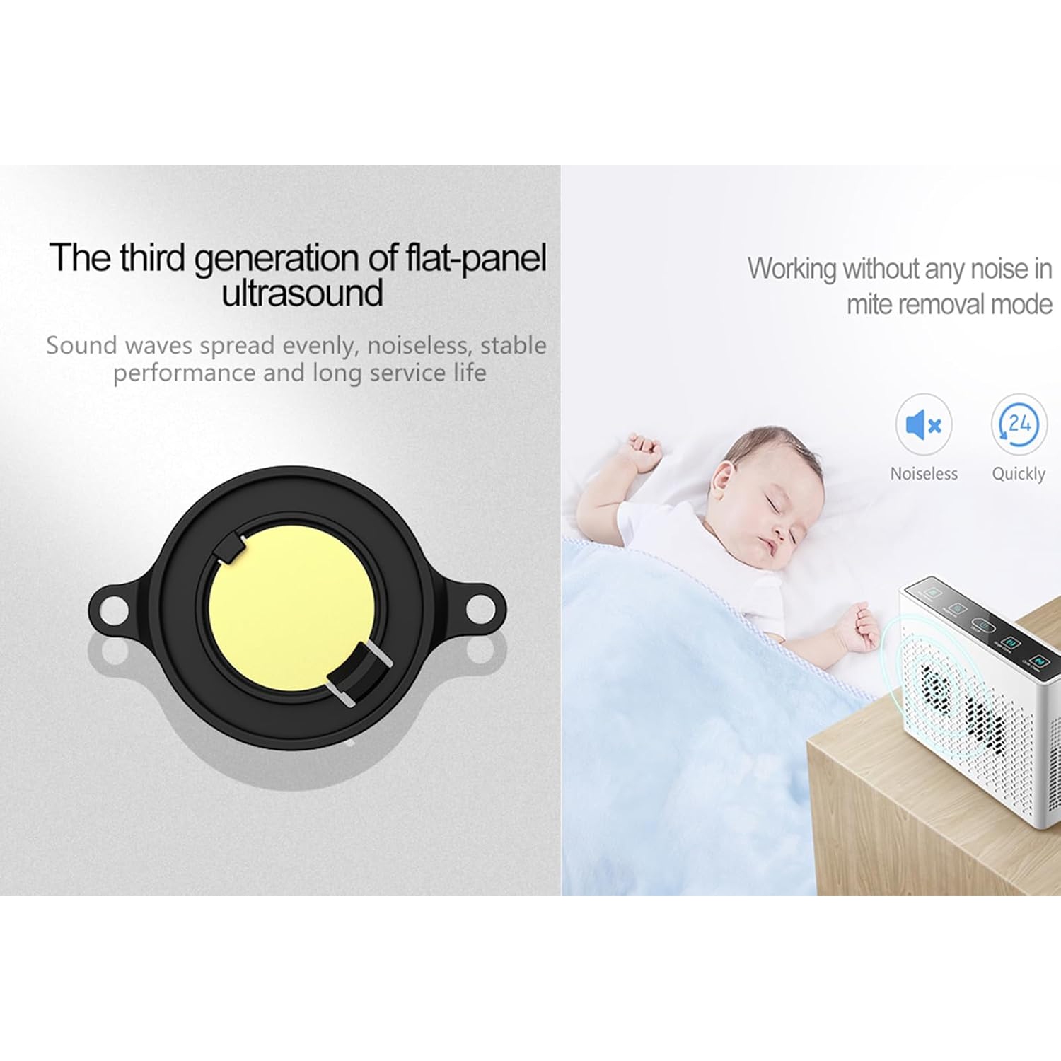 Home Ozone Air Purifier with Negative Ion Generator - Kills 99.94% of Bacteria, Removes Odors/Mold/Allergens, USB Powered, Suitable for Small Spaces