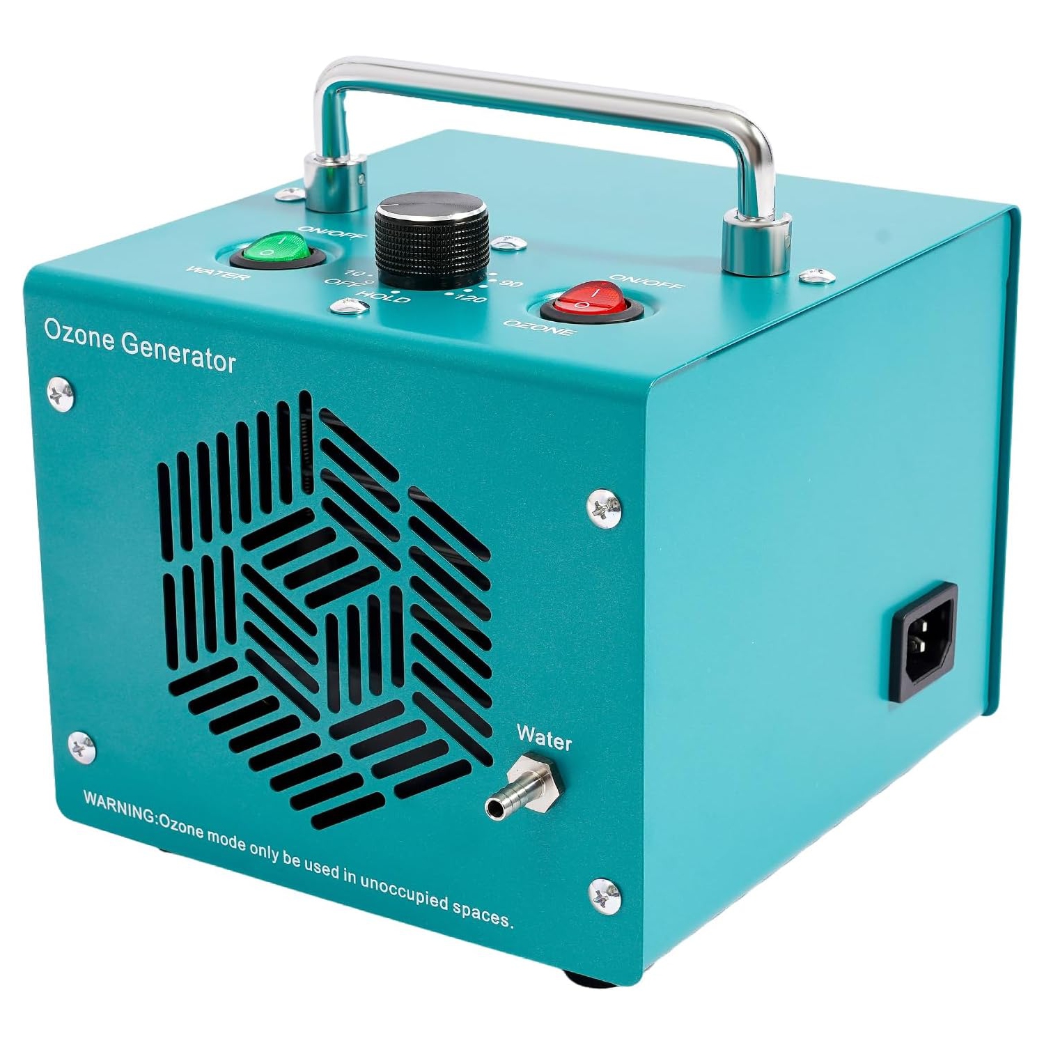 30G/H Ozone Generator Air Purifier – 130W Powerful Deodorization, 99% Virus Disinfection, 120 Minute Timer, 38dB Ultra Quiet, Suitable for Home, Pet