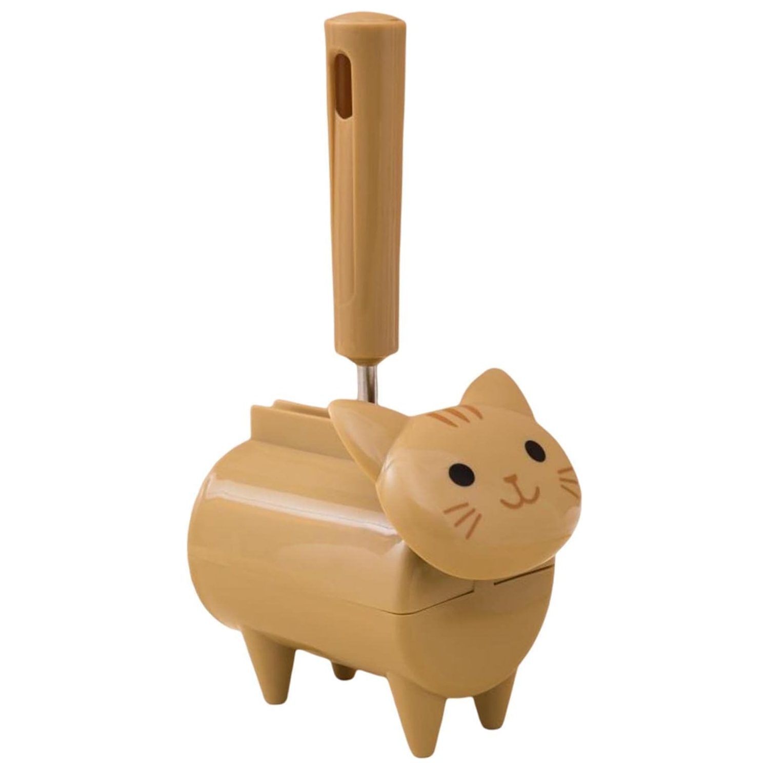 Pet hair roller | Cute cat hair remover tear-off sticky roller - Super sticky, suitable for furniture, pet hair portable hair remover - yellow + 8cm