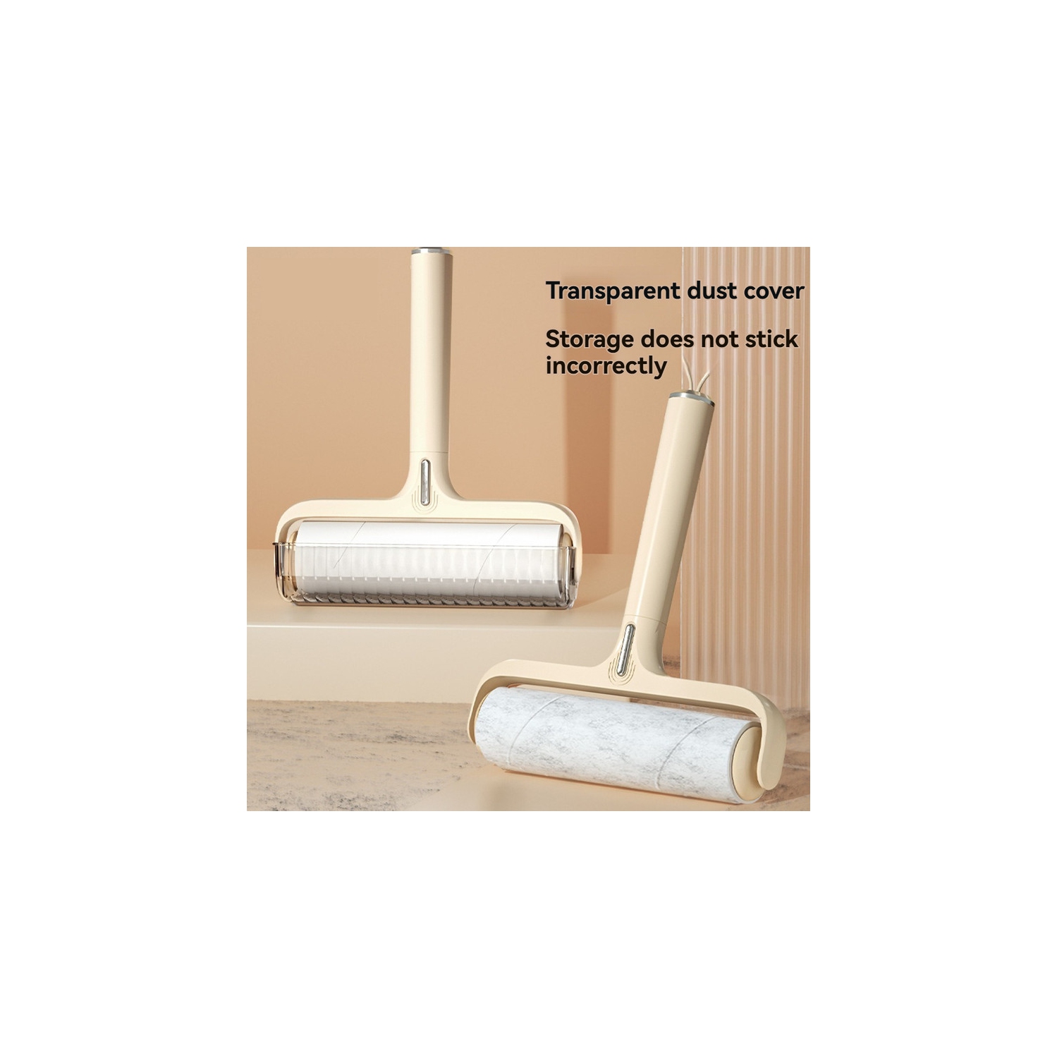 Epilator tearing roller, hair remover, hair removal and sticky roller, pet hair shaver - 24CM white