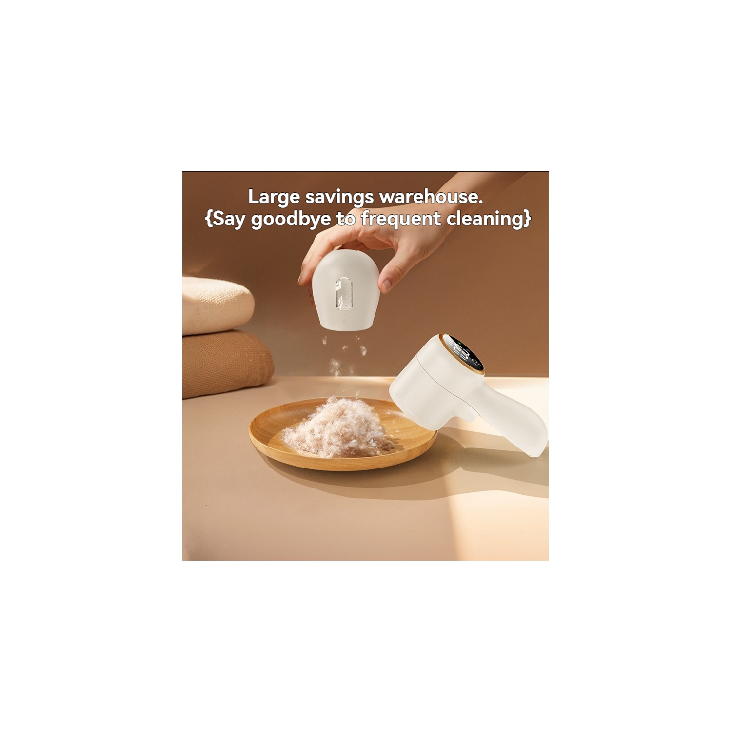 Rasoir à tissu rechargeable avec écran LED et épilateur électrique, 3 vitesses, rasoir-chandail pour retirer les peluches - violet