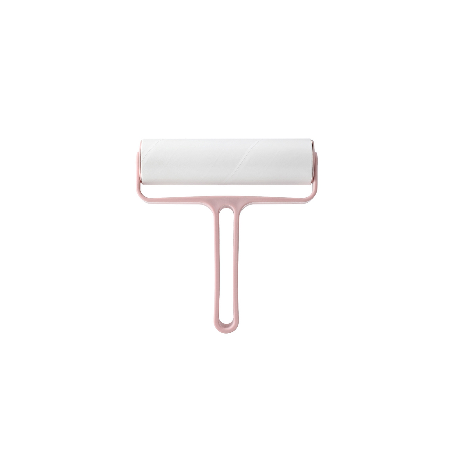 Roller hair remover tear-off type hair roller sticky dust paper roller brush sticky hair brush pet hair removal brush - pink + 5 rolls of paper