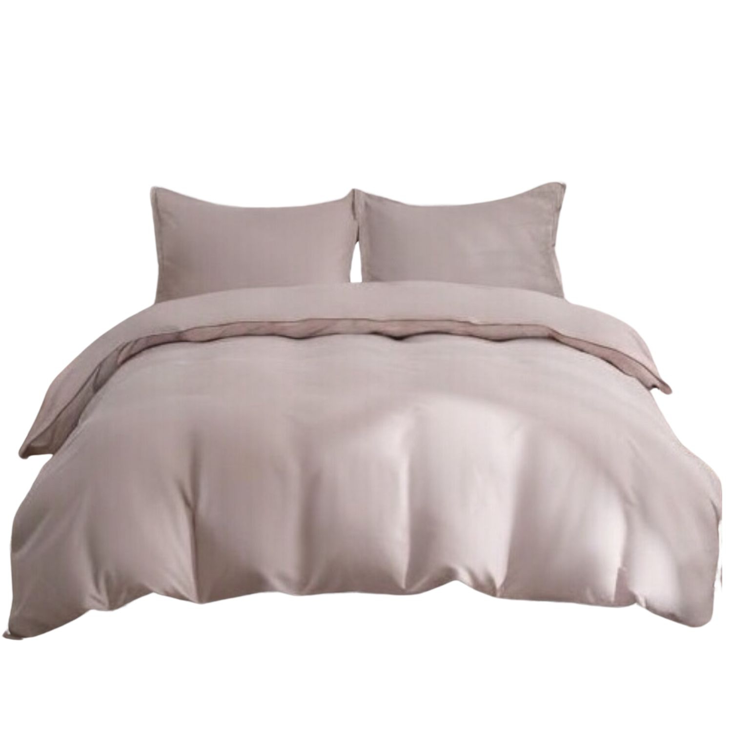 Ensemble de literie «&nbsp;Ocean Fine&nbsp;» pour très grand lit Plus, contexture de 300 fils, douce, respirante et écologique, beige