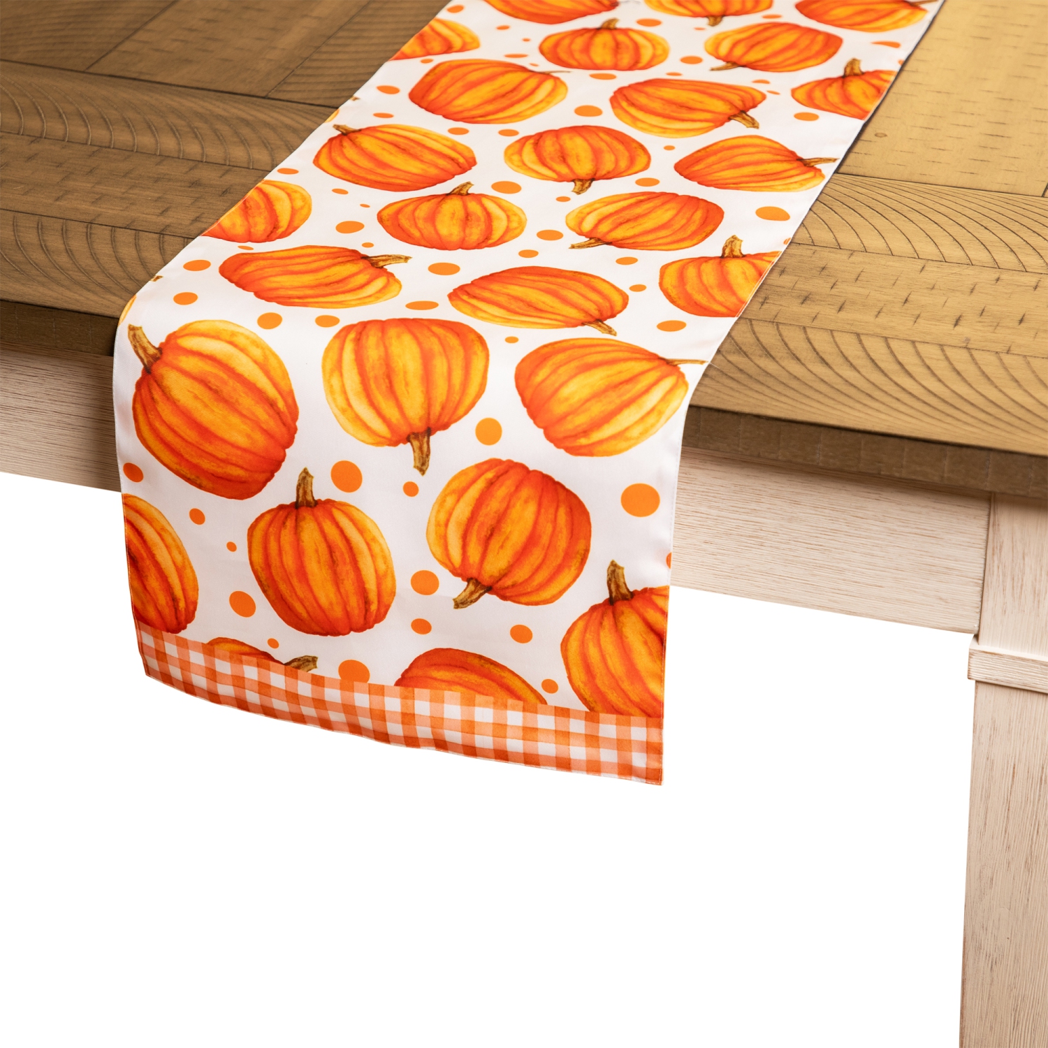 Chemin de table rectangulaire de Pumpkins - 72&nbsp;po