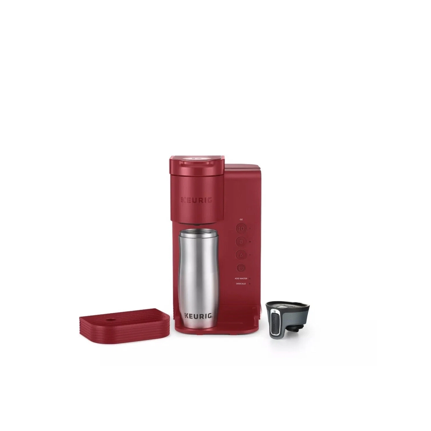 Cafetière pour dosettes K-Express Essentials de Keurig pour une tasse, rouge, ordinaire