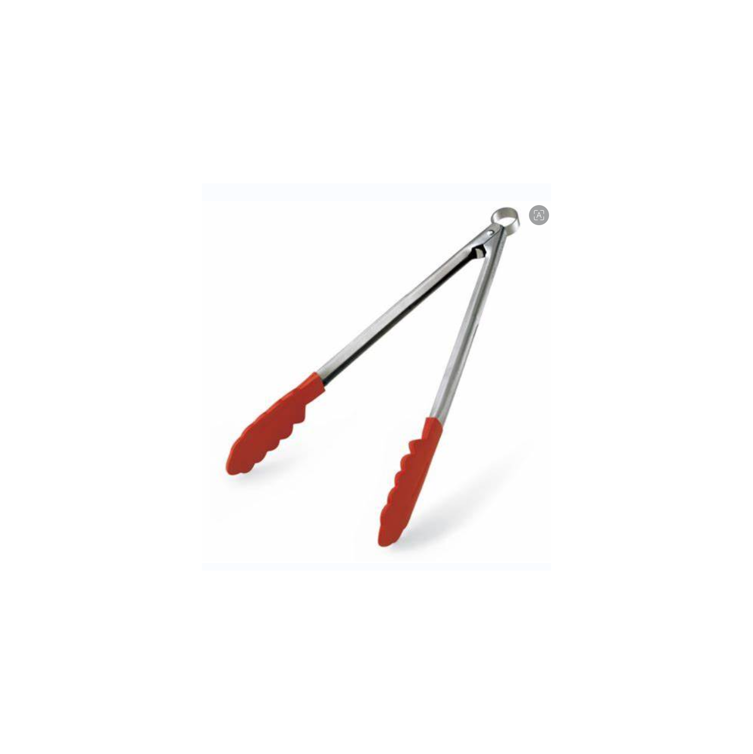 CUISIPRO Locking Tongs 9.5‘’ Silicone Red