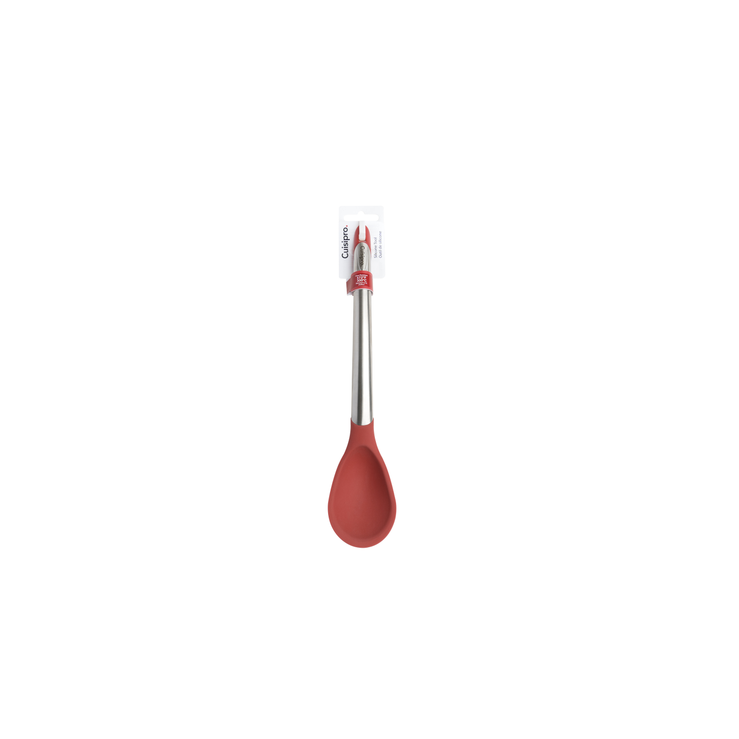 Cuillère en silicone de 12&nbsp;po de CUISIPRO/Rouge 30,5&nbsp;cm