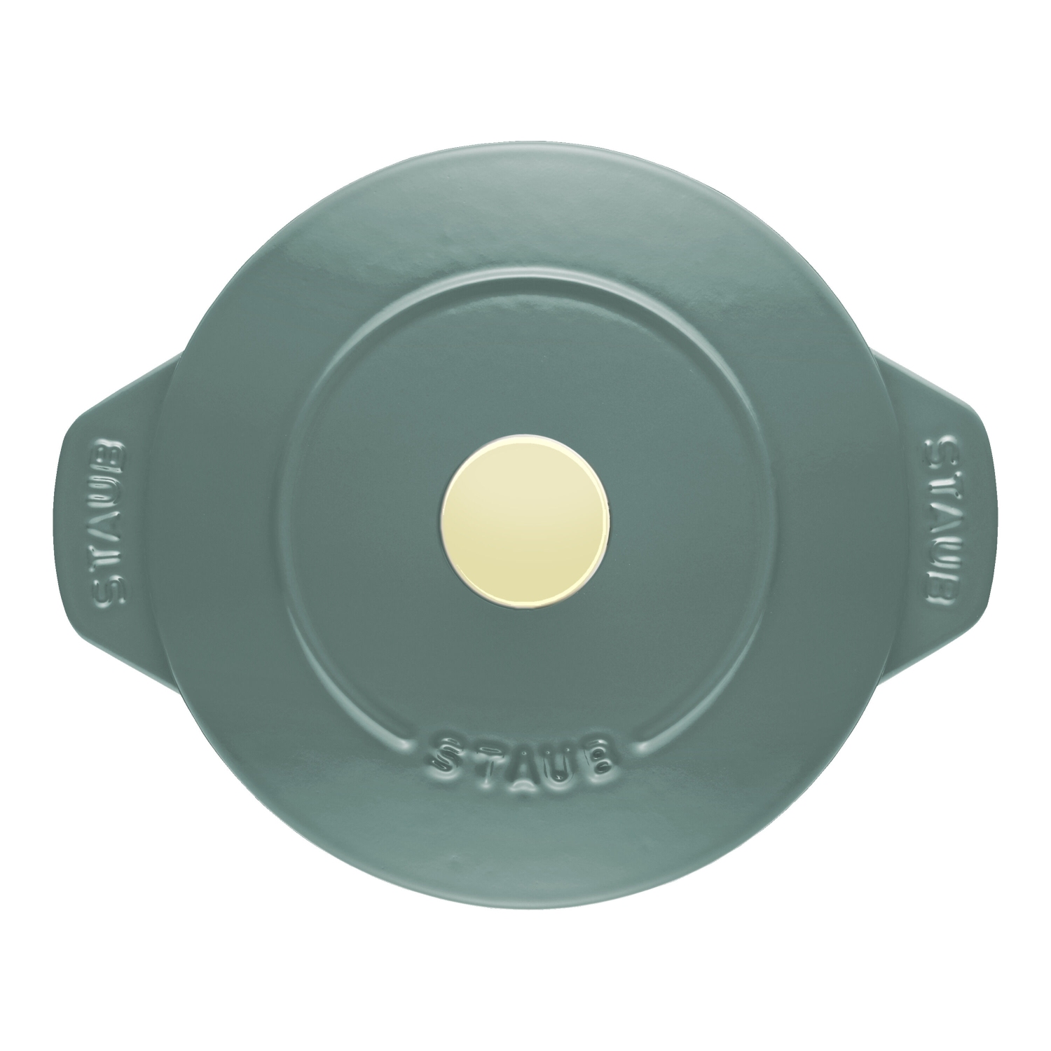 STAUB – Cocotte à riz ronde en fonte La Cocotte 1,75&nbsp;L, eucalyptus