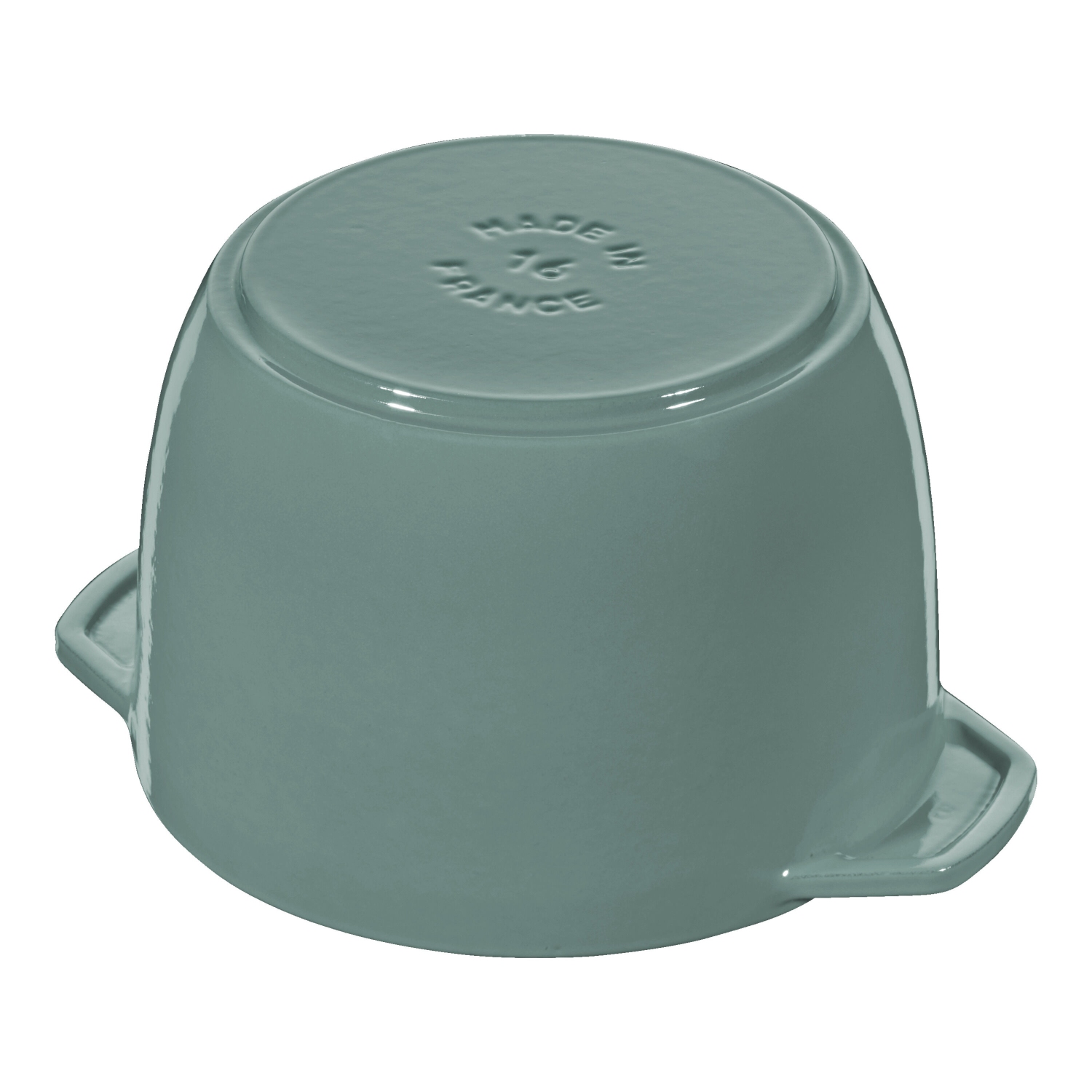 STAUB – Cocotte à riz ronde en fonte La Cocotte 1,75&nbsp;L, eucalyptus