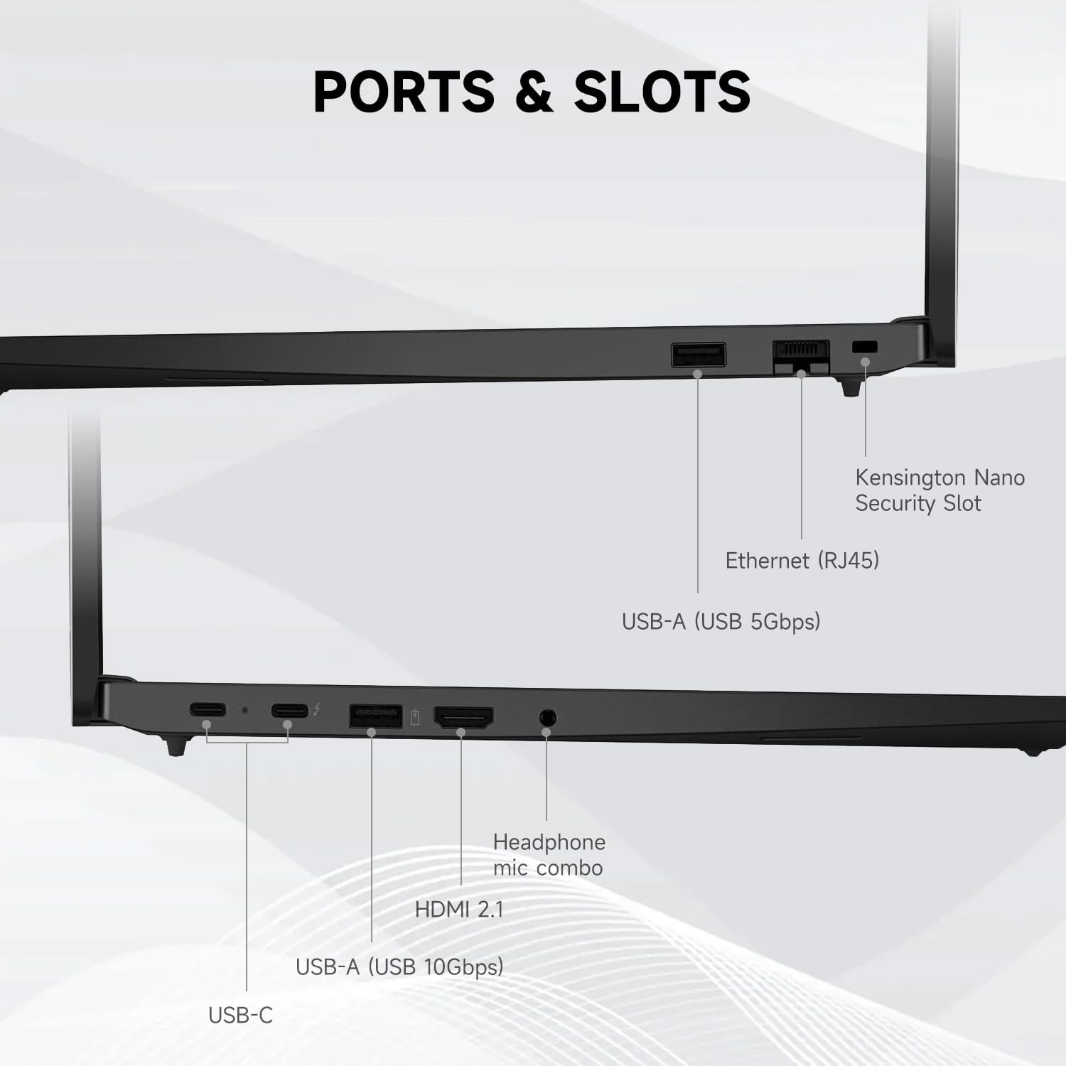 Lenovo ThinkPad E16, 16" FHD+ 1920x1200, Ryzen 5 7535U, 32GB DDR5 RAM, 1TB SSD, FP Reader, IR Cam, Backlit KB, Wi-Fi 6, Win 11 Pro, Black