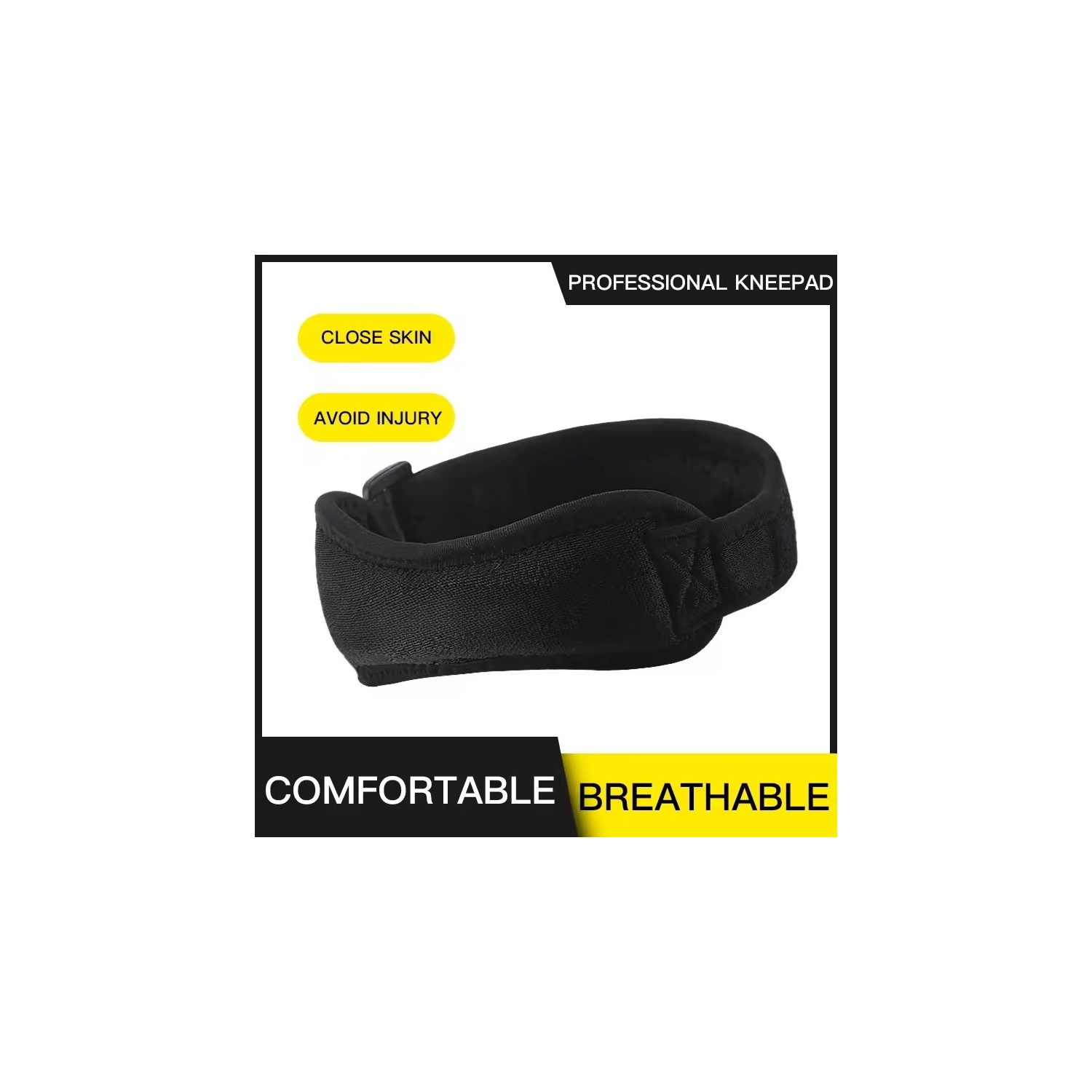 Patella Tendon Knee Strap 2 Pack, Knee Pain Relief Support Brace Hiking, Soccer, Basketball, Running, Jumpers Knee, Tennis, Tendonitis, Volleyball &