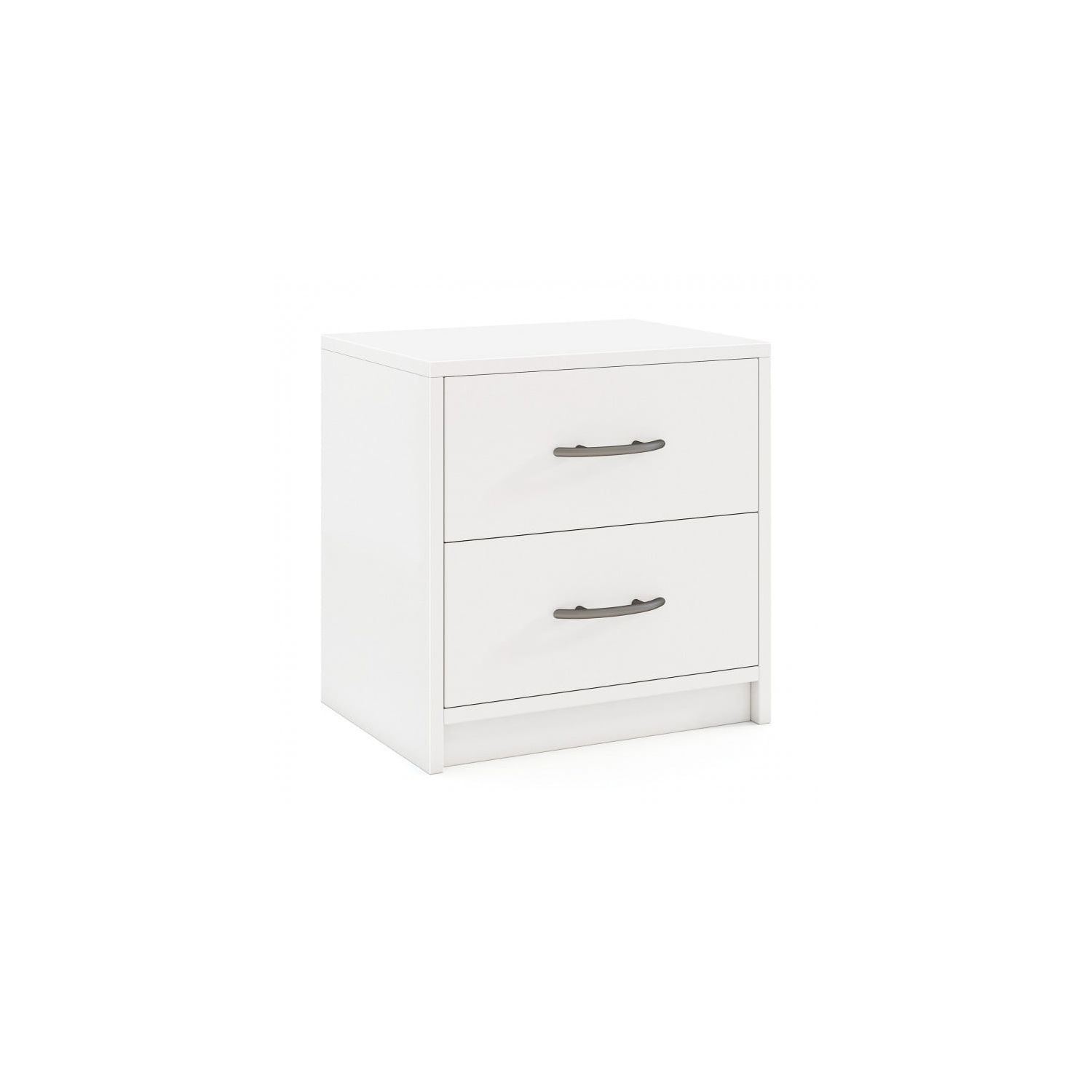 Table de chevet avec rangement à 2 tiroirs – Table d'appoint pour la chambre, le dortoir ou le salon