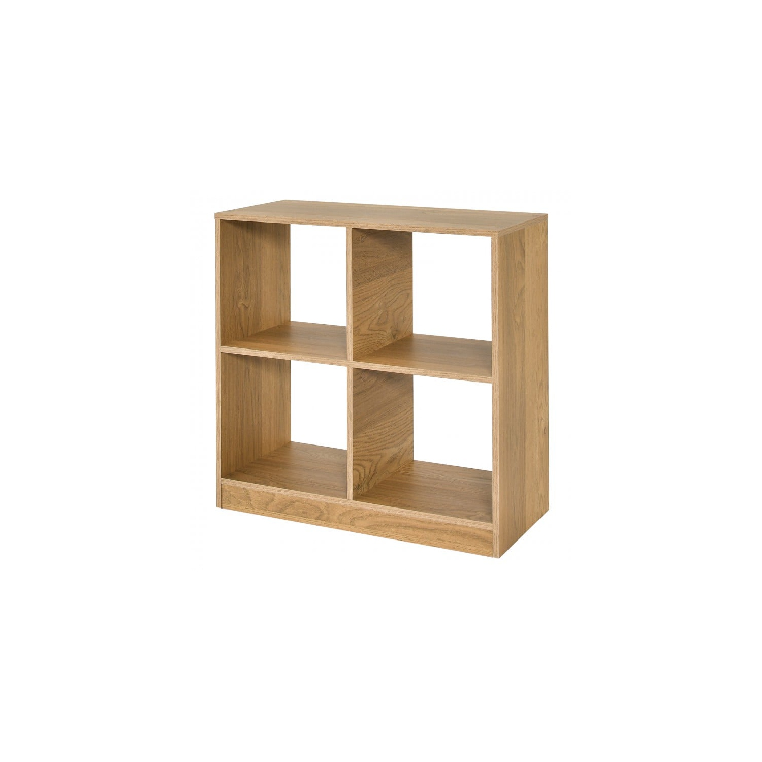 4-Cube Bookcase for Kids with Open Shelves, Ideal for Books and Playroom Storage