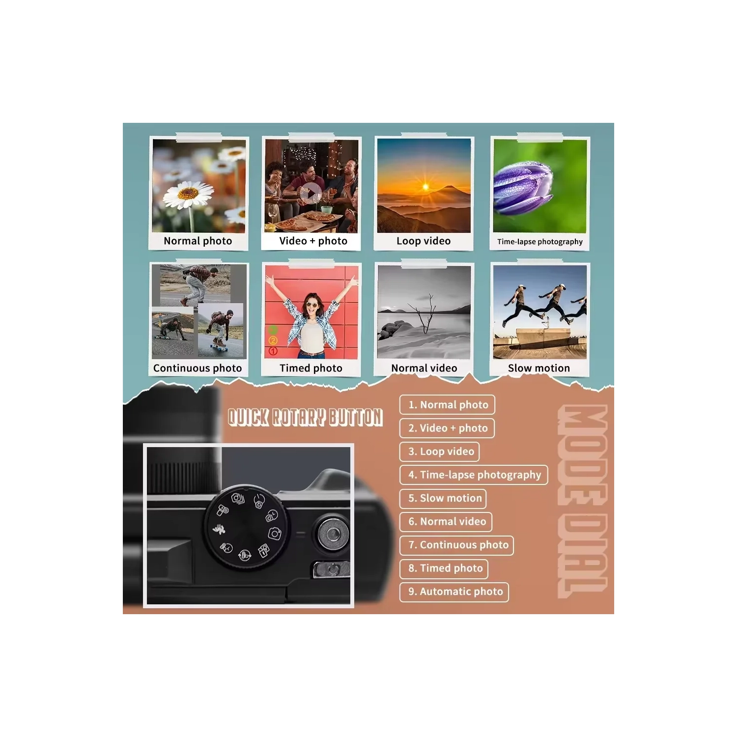 HD flip screen CCD digital camera WIFI transmission student retro micro-single entry portable card machine - black [64G memory card + card reader + 2