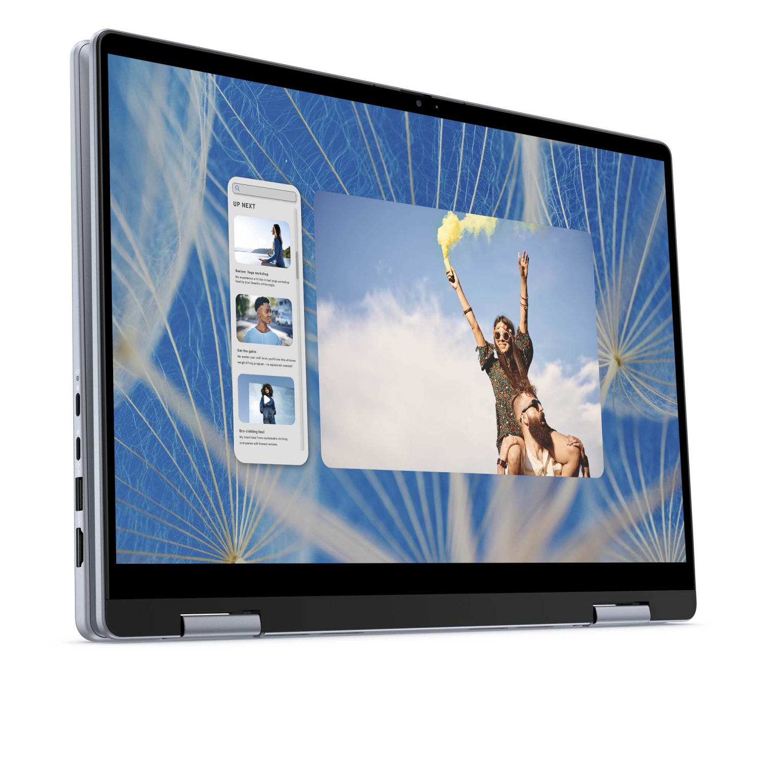 Dell Inspiron 7440 14" Laptop with Intel® Core™ i5-1334U Processor, 512GB SSD, 8 GB RAM, Intel® UHD Graphics, Windows 11 Home - Ice Blue