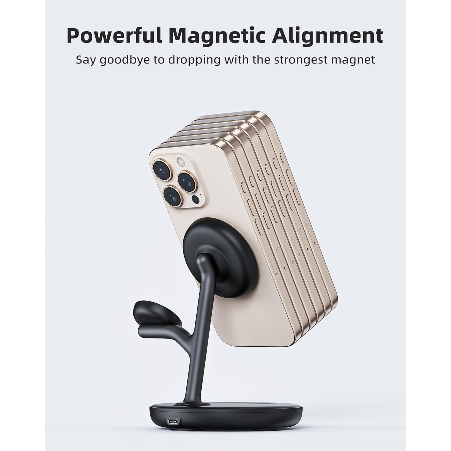 Support de chargement magnétique sans fil 3-en-1 de YOULIGHTS