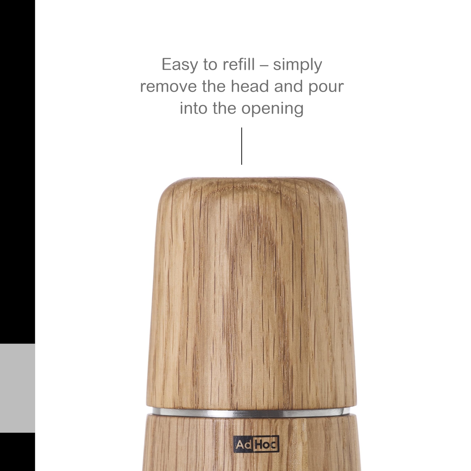 AdHoc YONO Light Pepper or Salt Mill