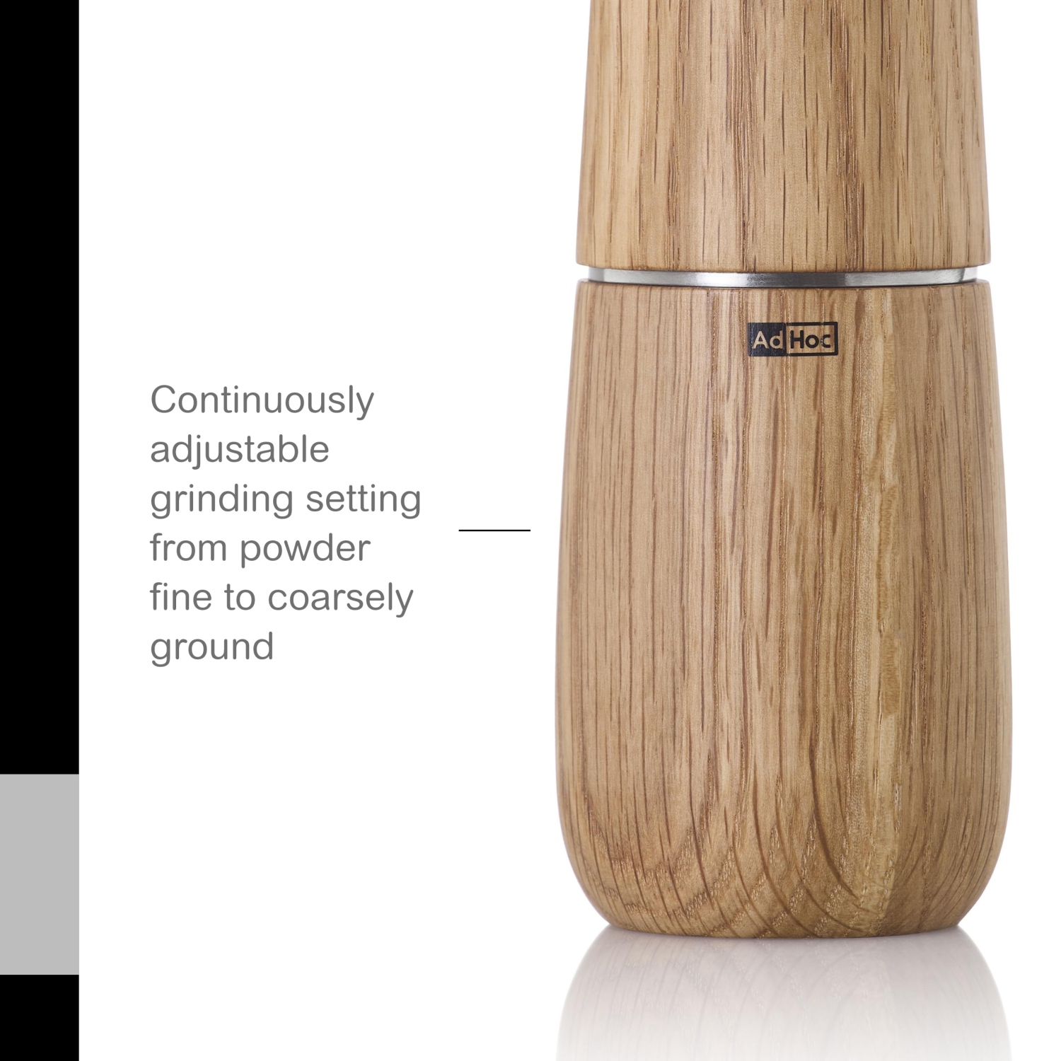 AdHoc YONO Light Pepper or Salt Mill
