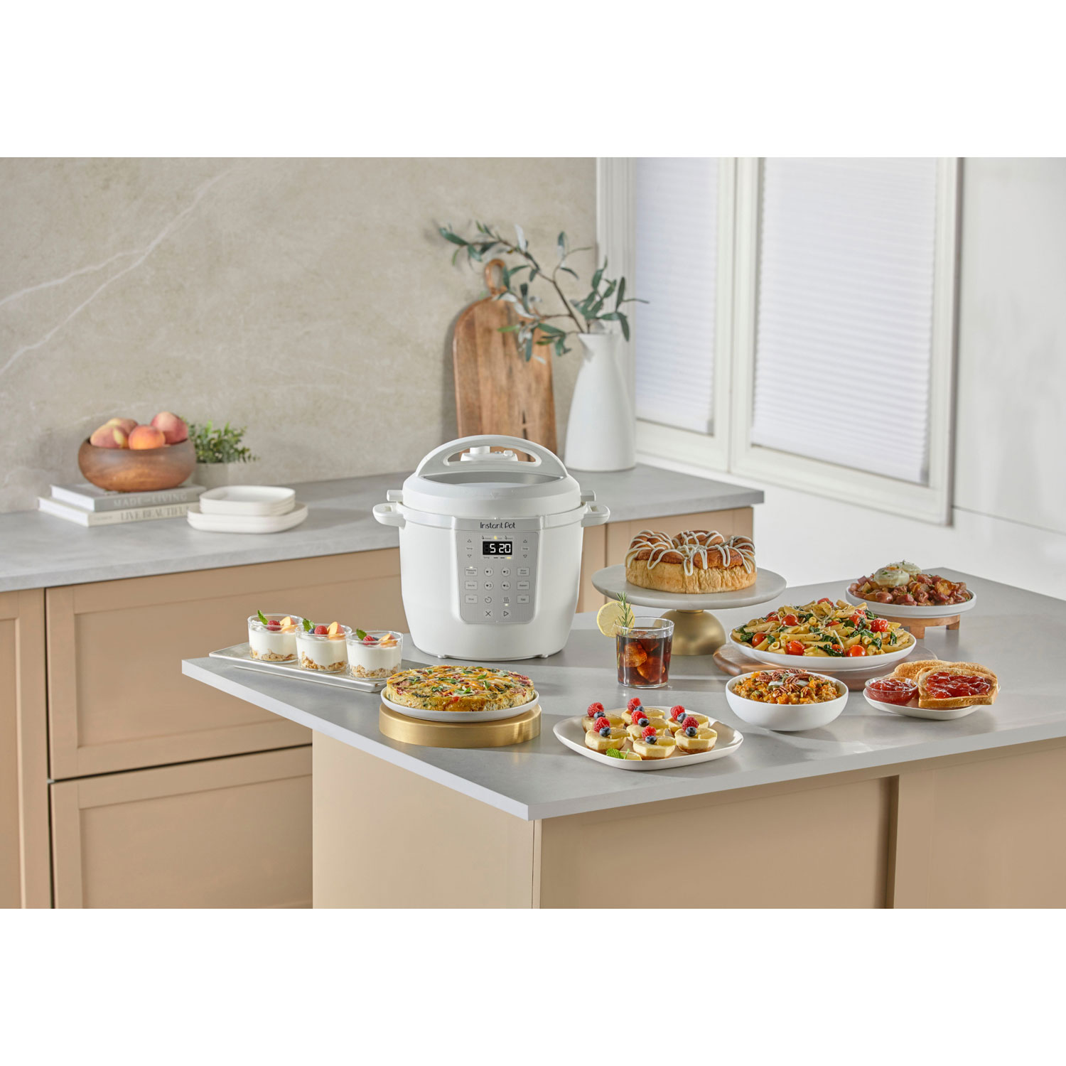 Multicuiseur compact Rio d'Instant Pot - 6 pte - Blanc sel de mer