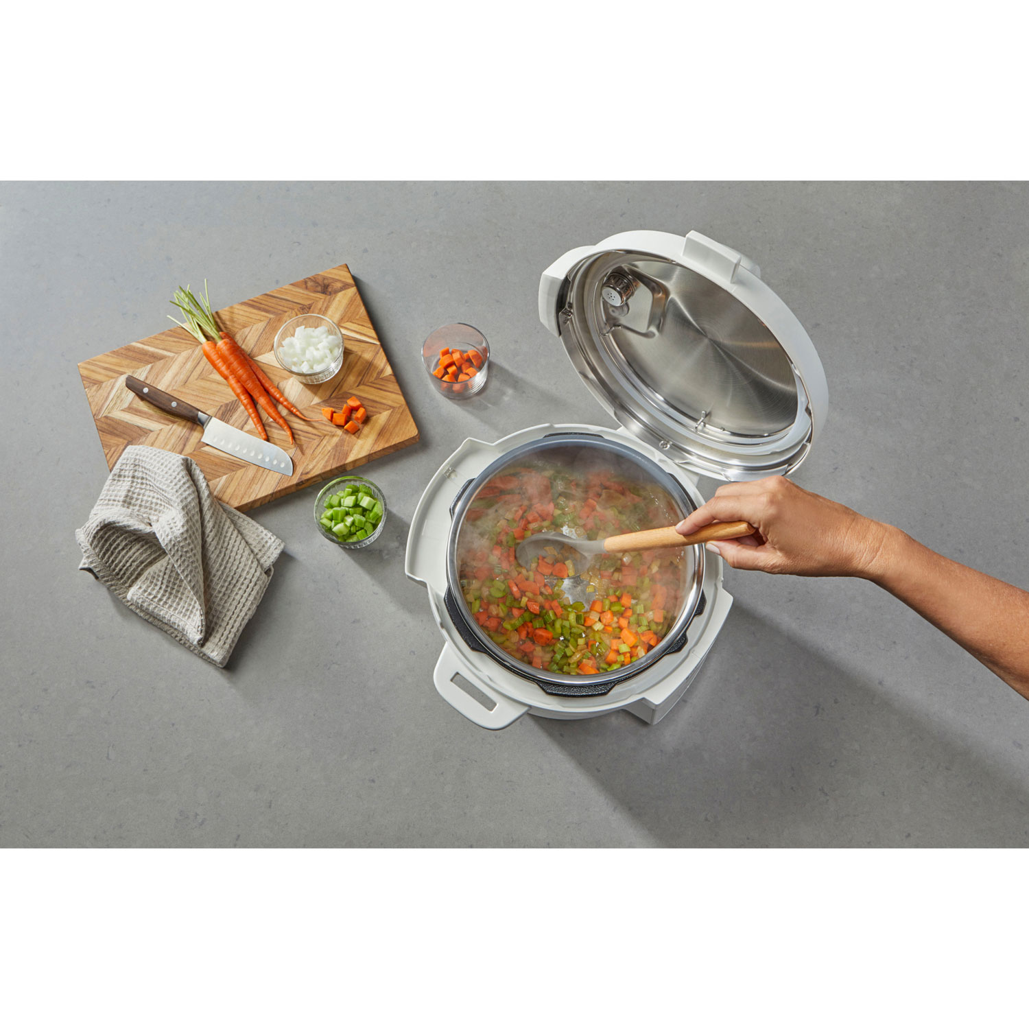 Multicuiseur compact Rio d'Instant Pot - 6 pte - Blanc sel de mer